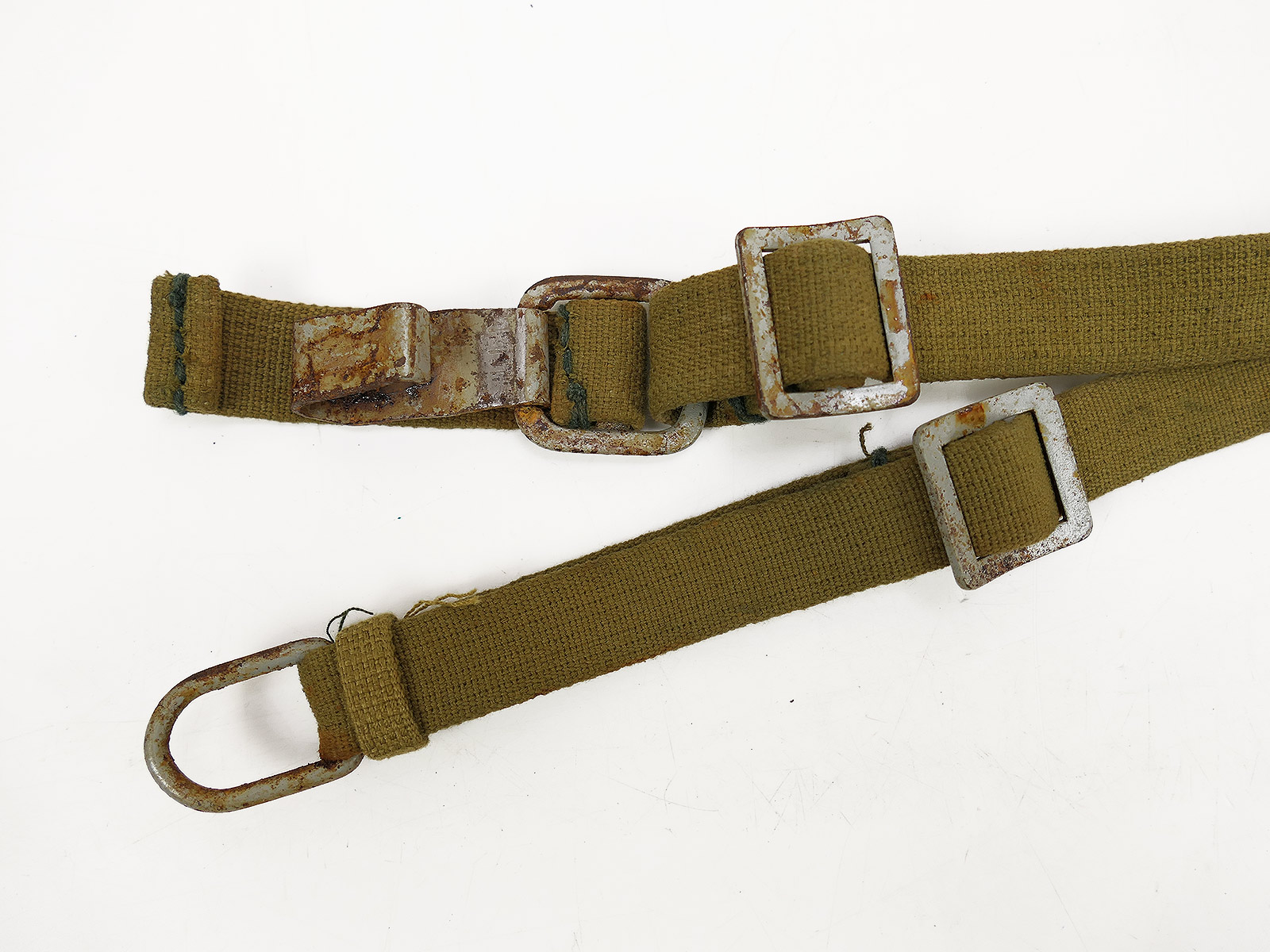 Wehrmacht DAK Afrikakorps Tropen Web Y-Riemen Südfront Spätkrieg Koppeltragegestell