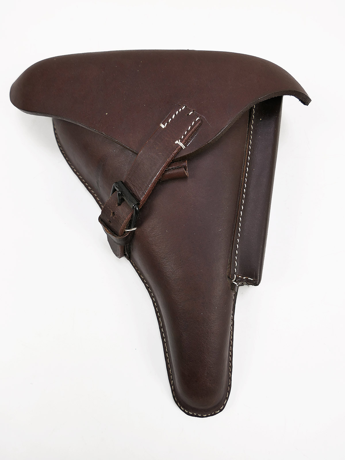 Einzelstück - Luftwaffe P08 Holster Koffertasche Lederholster Pistolentasche BATTLE WORN