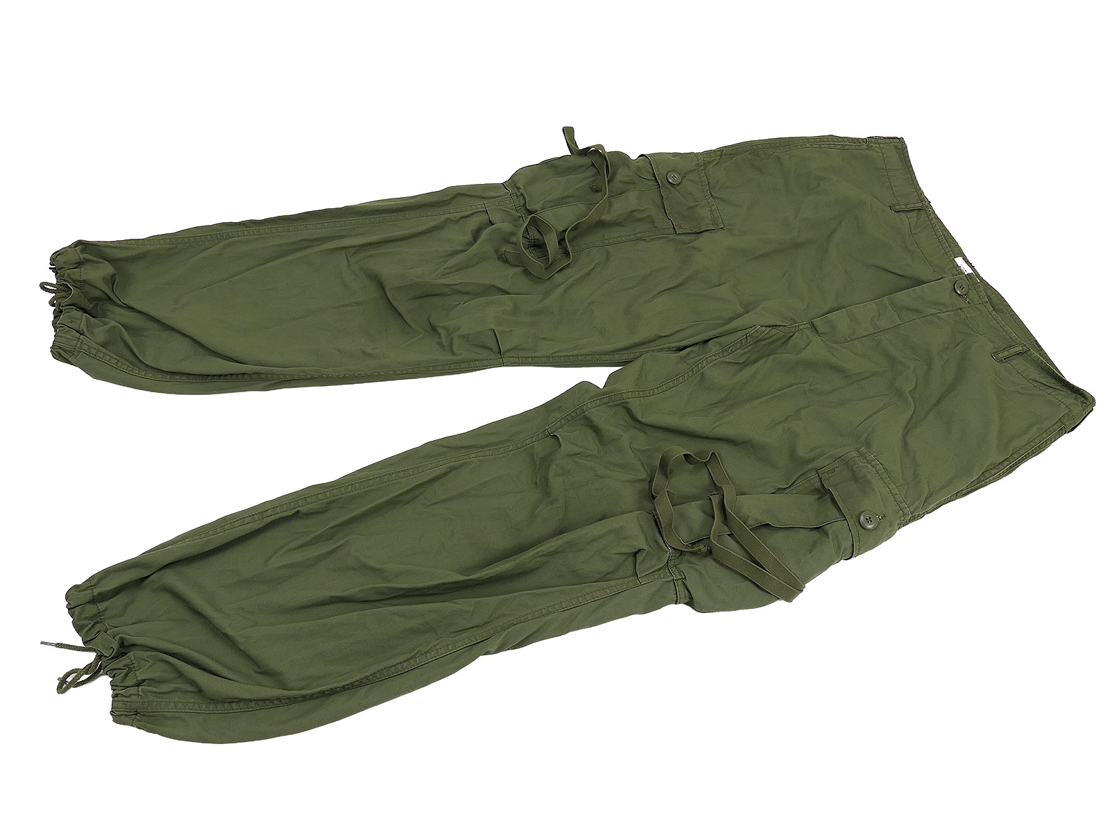#05 Einzelstück - Filmrequisite US Army Feldhose Hose Jungle Pants M64 Vietnam oliv MEDIUM Reg.