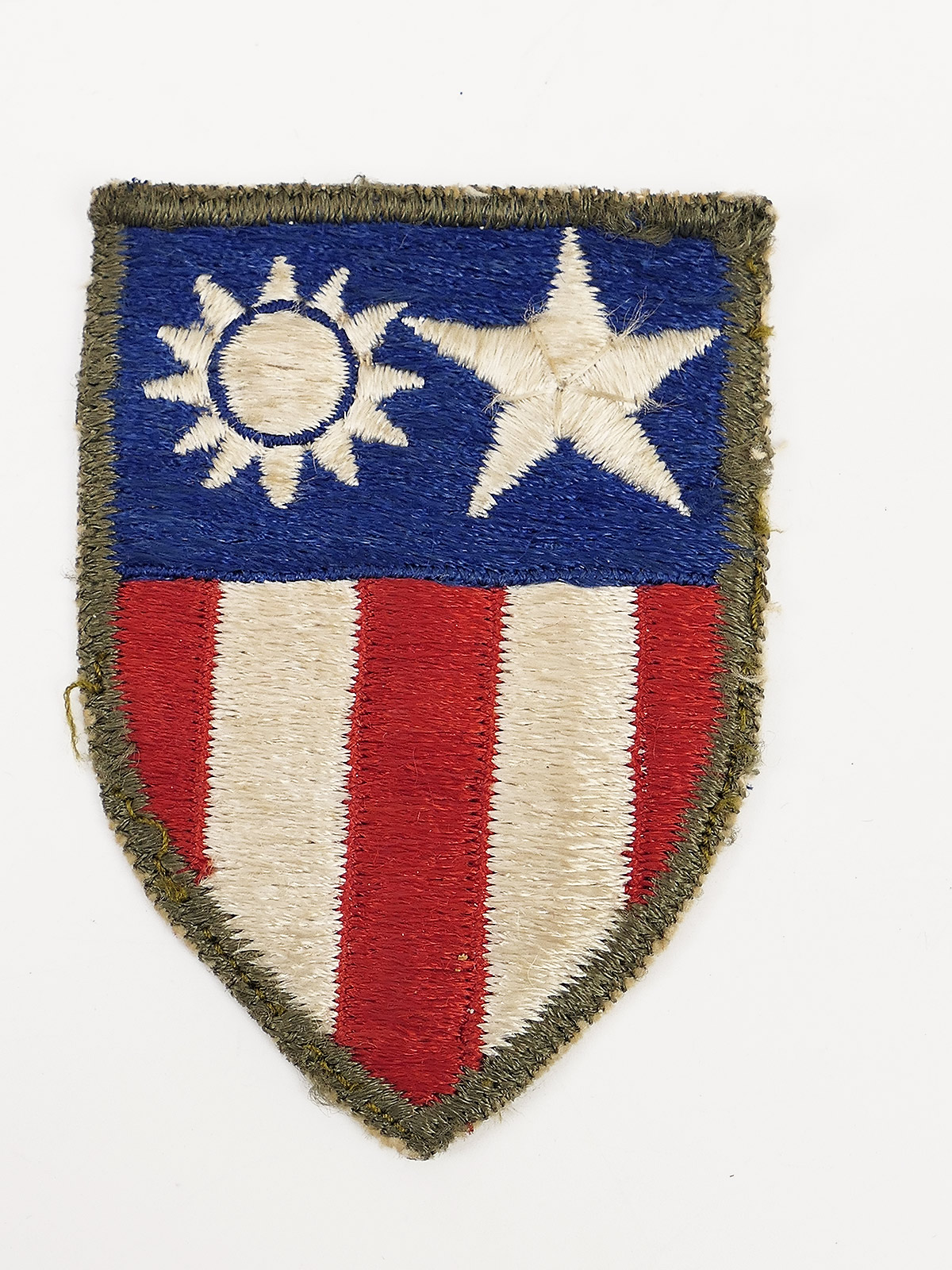 Original US ARMY WW2 Abzeichen Badge Uniform Patch CBI Theatre COLLECTION