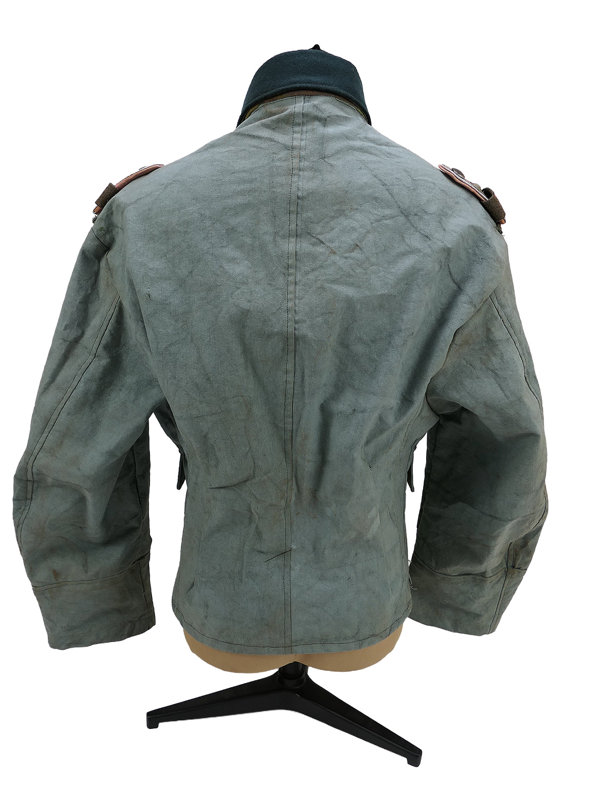 Wehrmacht M41 Offiziers Sommer Feldbluse Uniform Leutnant Panzerjäger COLLECTION BATTLE WORN