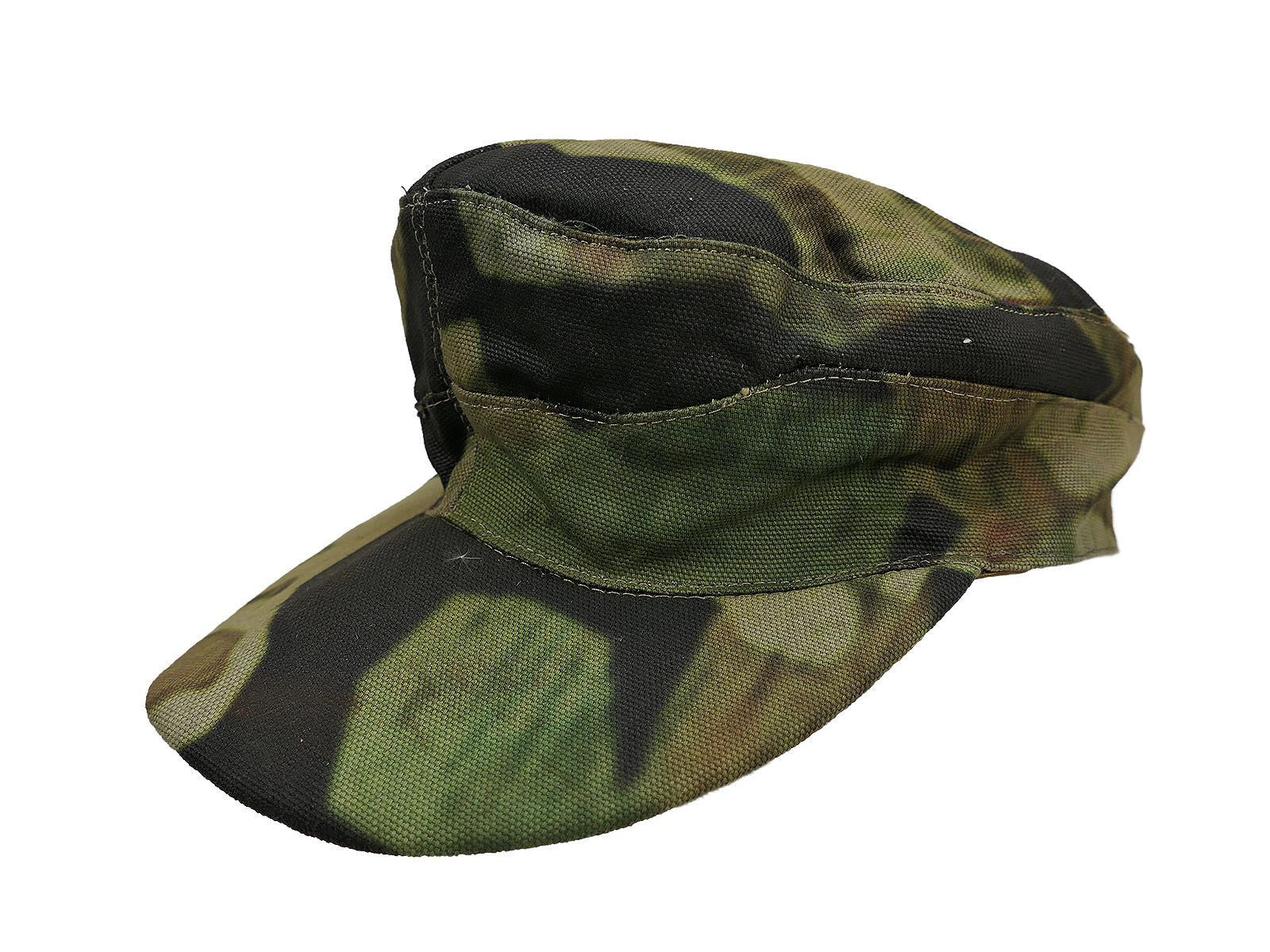 Late War Tarnmütze Feldmütze Gr.58 " Overprint " splittertarn camouflage