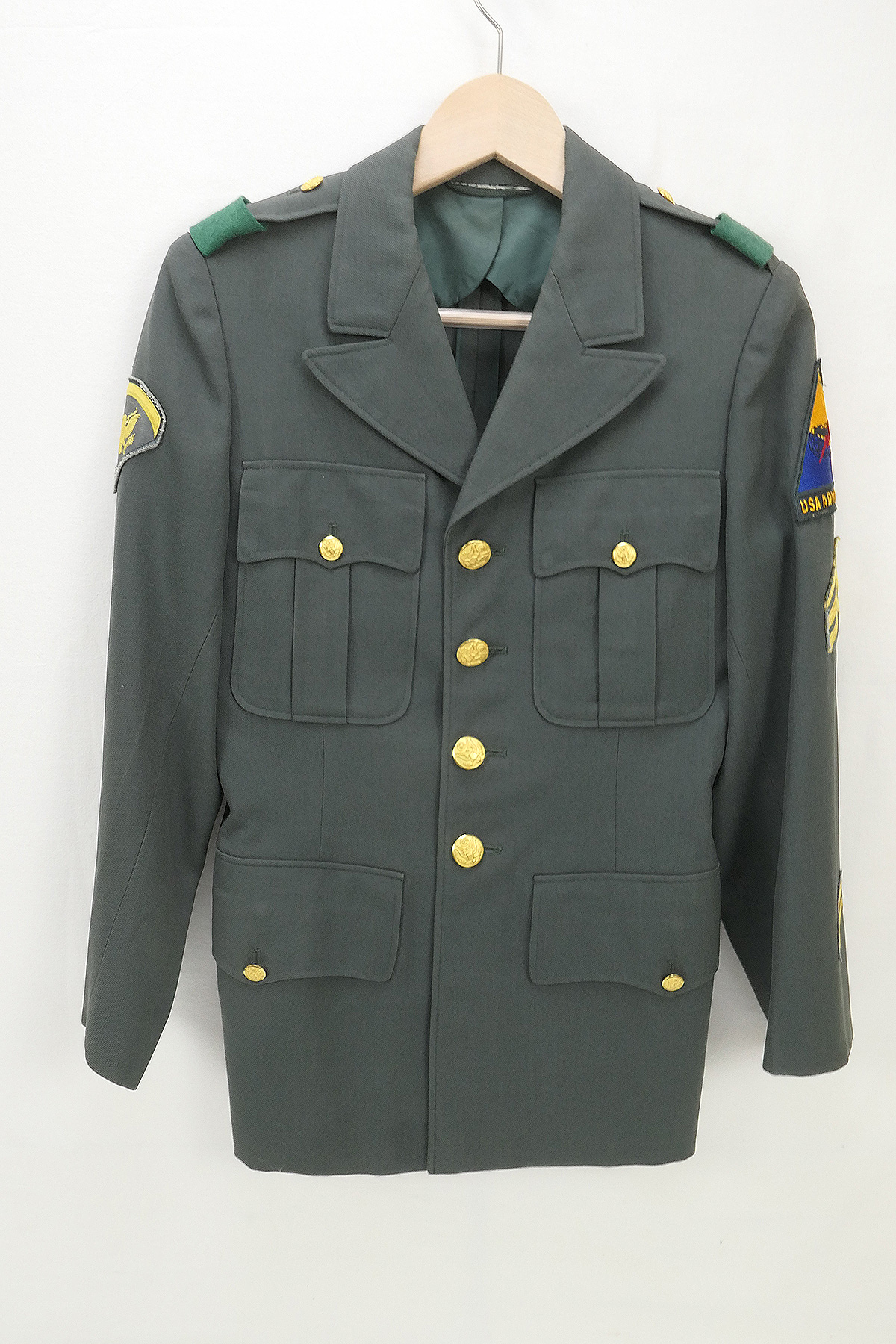 US Uniform Jacke Coat Man`s Wool Serge - Sergeant - USA Armor Center