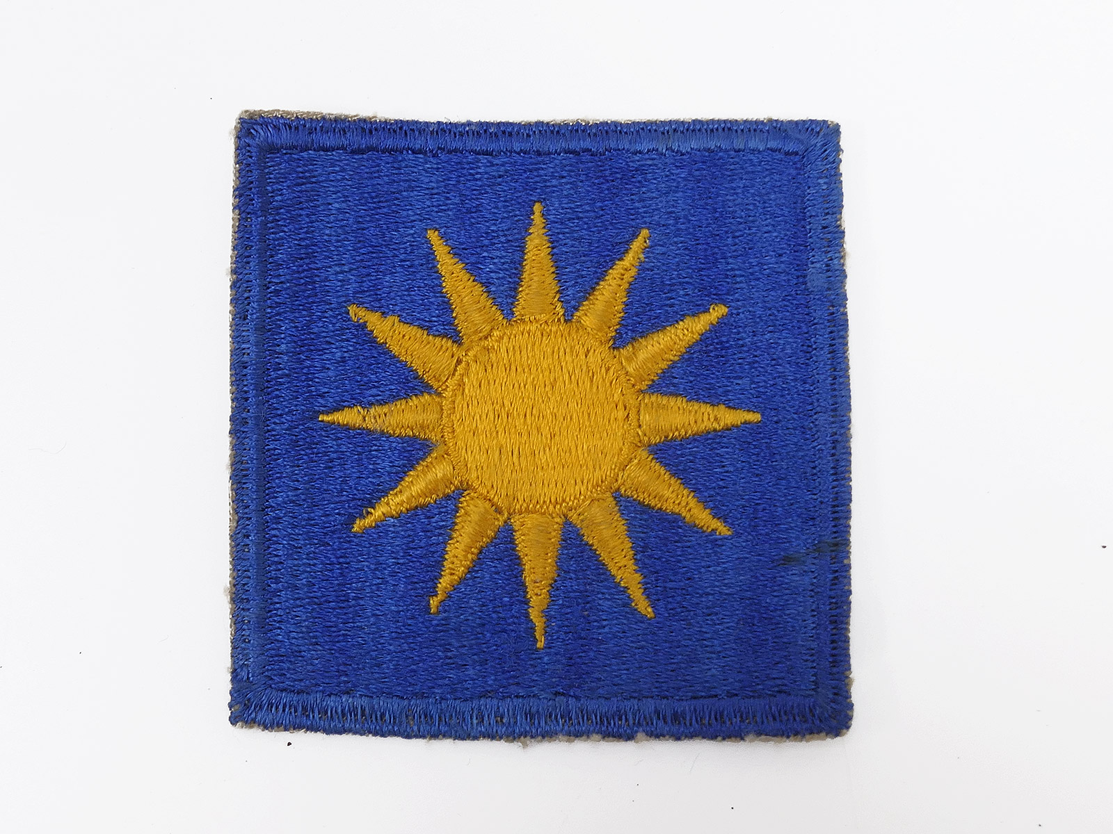 US ARMY Vintage WW2 Abzeichen Badge Uniform Patch 40th Infantry Division Cut edge