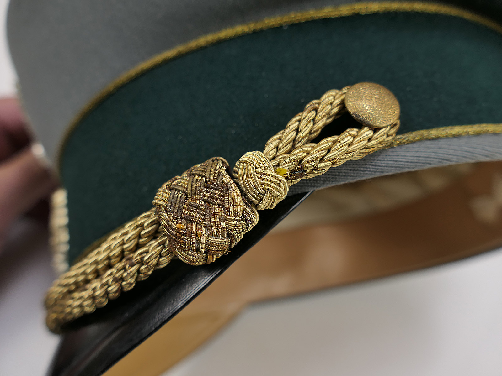 Wehrmacht Frühe Schirmmütze General Gr.57 Premium Museumsanfertigung mit Original Silbernen Effekten COLLECTION