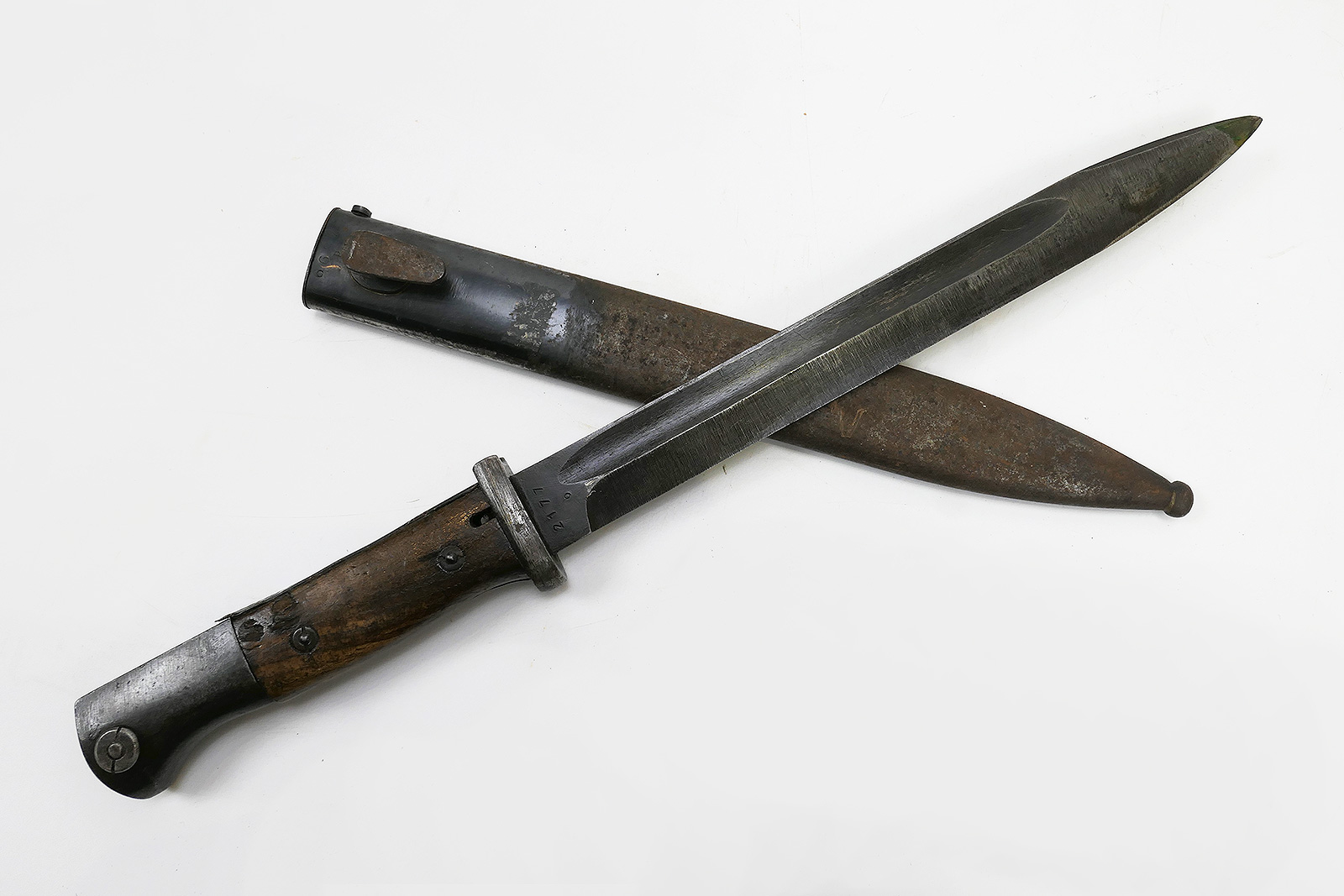 Wehrmacht Bajonett M84/98 K98 / Seitengewehr cof44