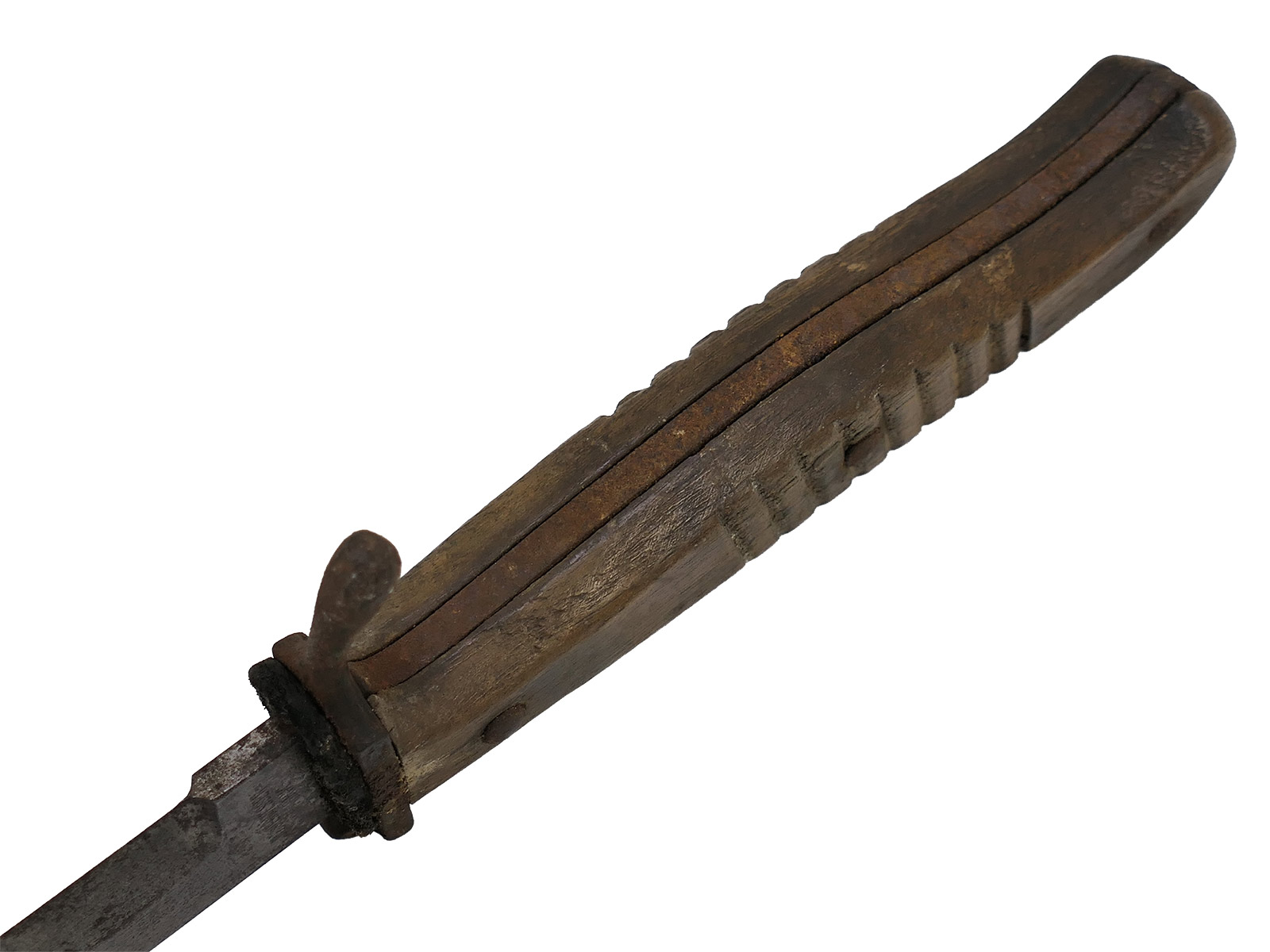 WK1 Grabendolch mit Abnahme ERN Wald Rheinl. Rasiermesser Fabrik COLLECTION BATTLE WORN