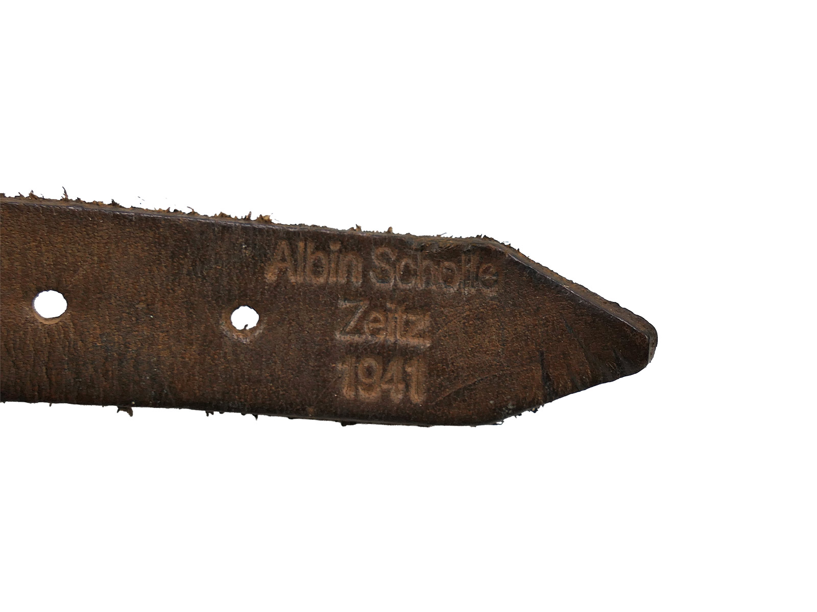 Einzelstück Vintage Kinnriemen Antik für Luftwaffen Stahlhelm Helmfutter M35 M40 M42 COLLECTION