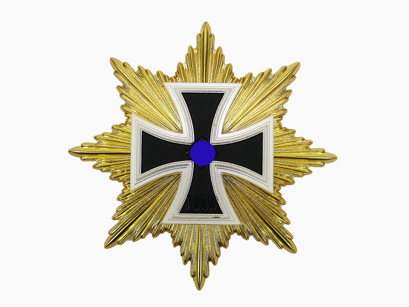 Stern zum Großkreuz des Eisernen Kreuzes / Hindenburgstern / Blücherstern Goldene Strahlen