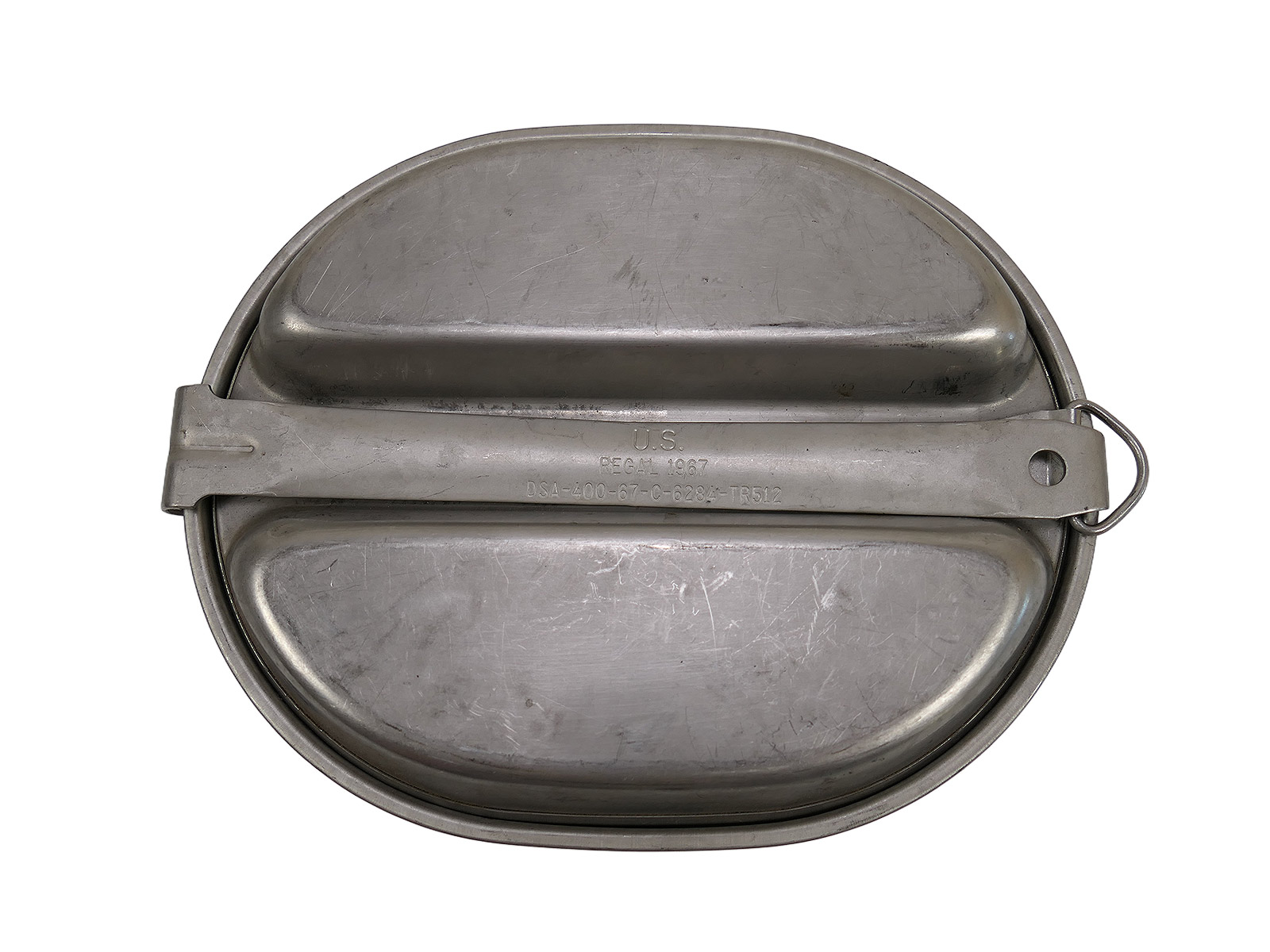 #06/ Original US Army Essgeschirr VIETNAM 60's Kochgeschirr Canteen Regal 1967 COLLECTION BATTLE WORN