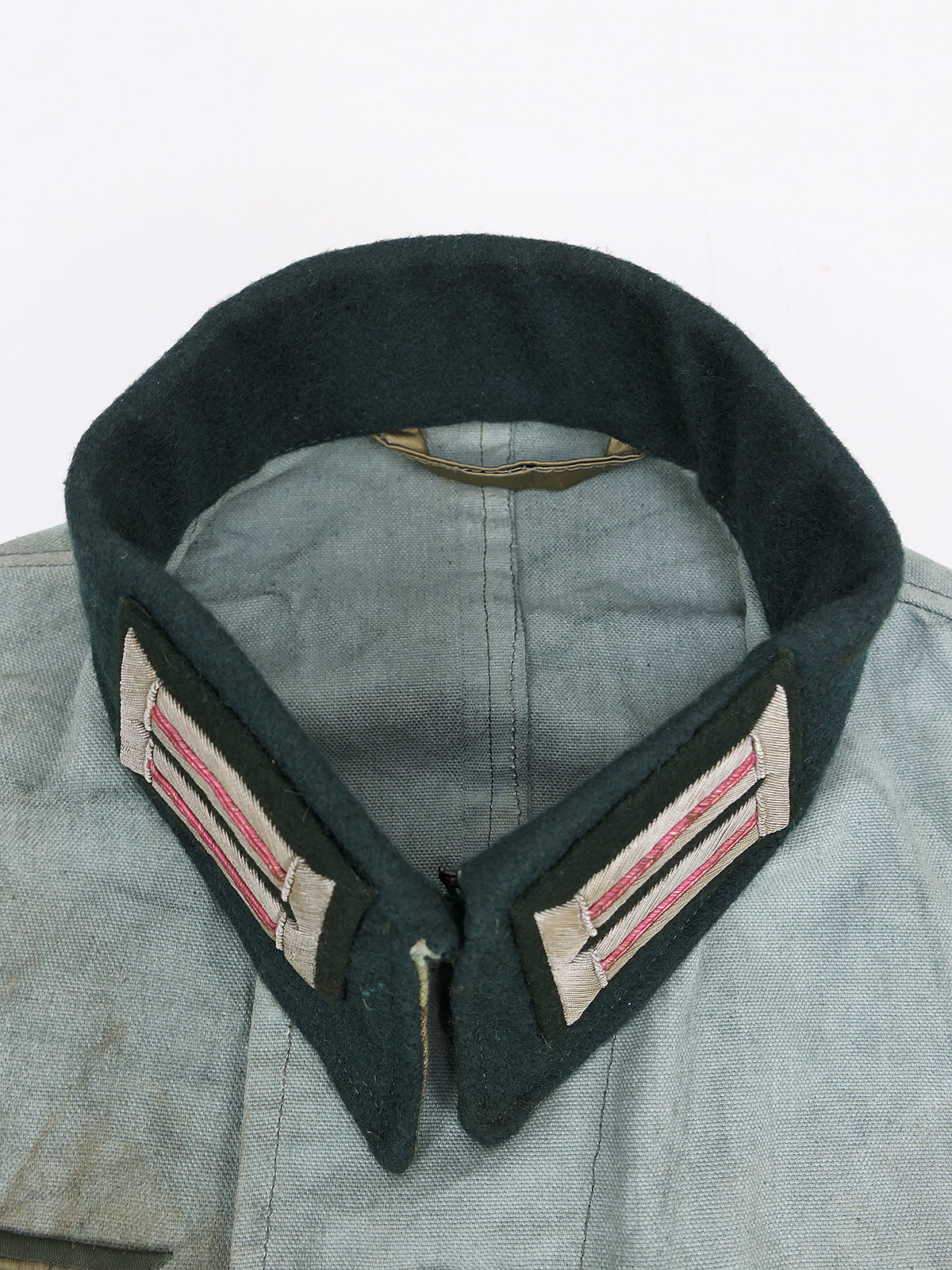 Wehrmacht M41 Offiziers Sommer Feldbluse Uniform Leutnant Panzerjäger COLLECTION BATTLE WORN