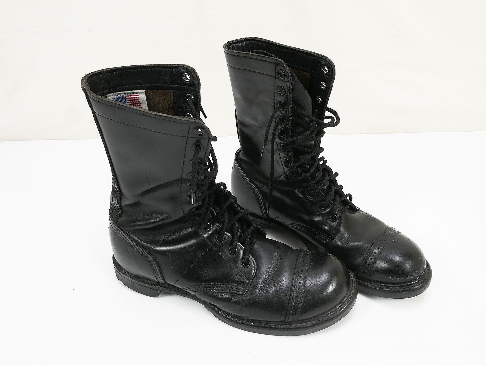 US ARMY  Paratrooper Jump Boots 70`s - 80`s Boots Black size 9 1/2