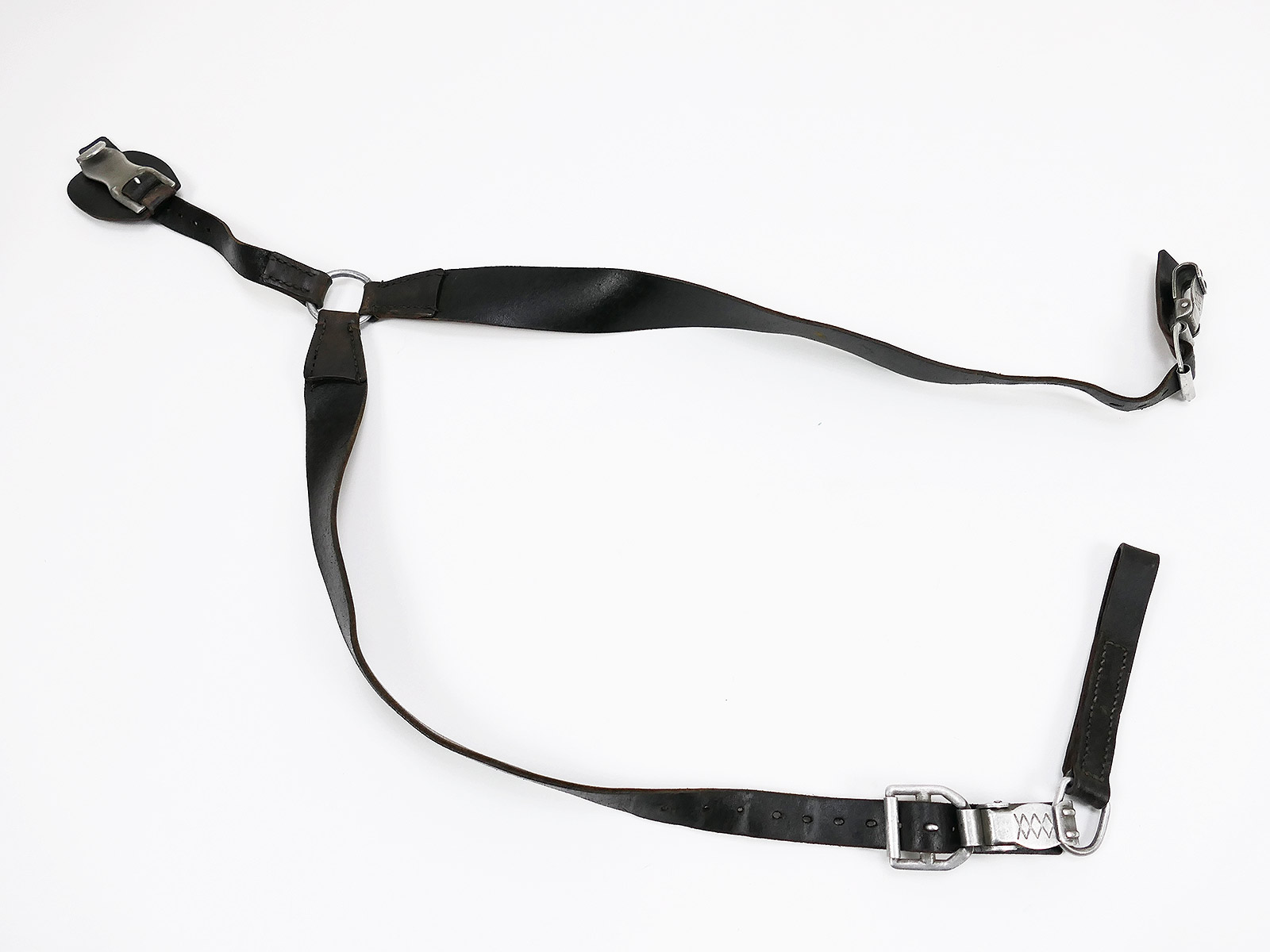 P1658469 Typ Luftwaffe Y-Riemen Leder Koppeltragehilfe Fallschirmjäger Offizier mit Koppel Verlängerung