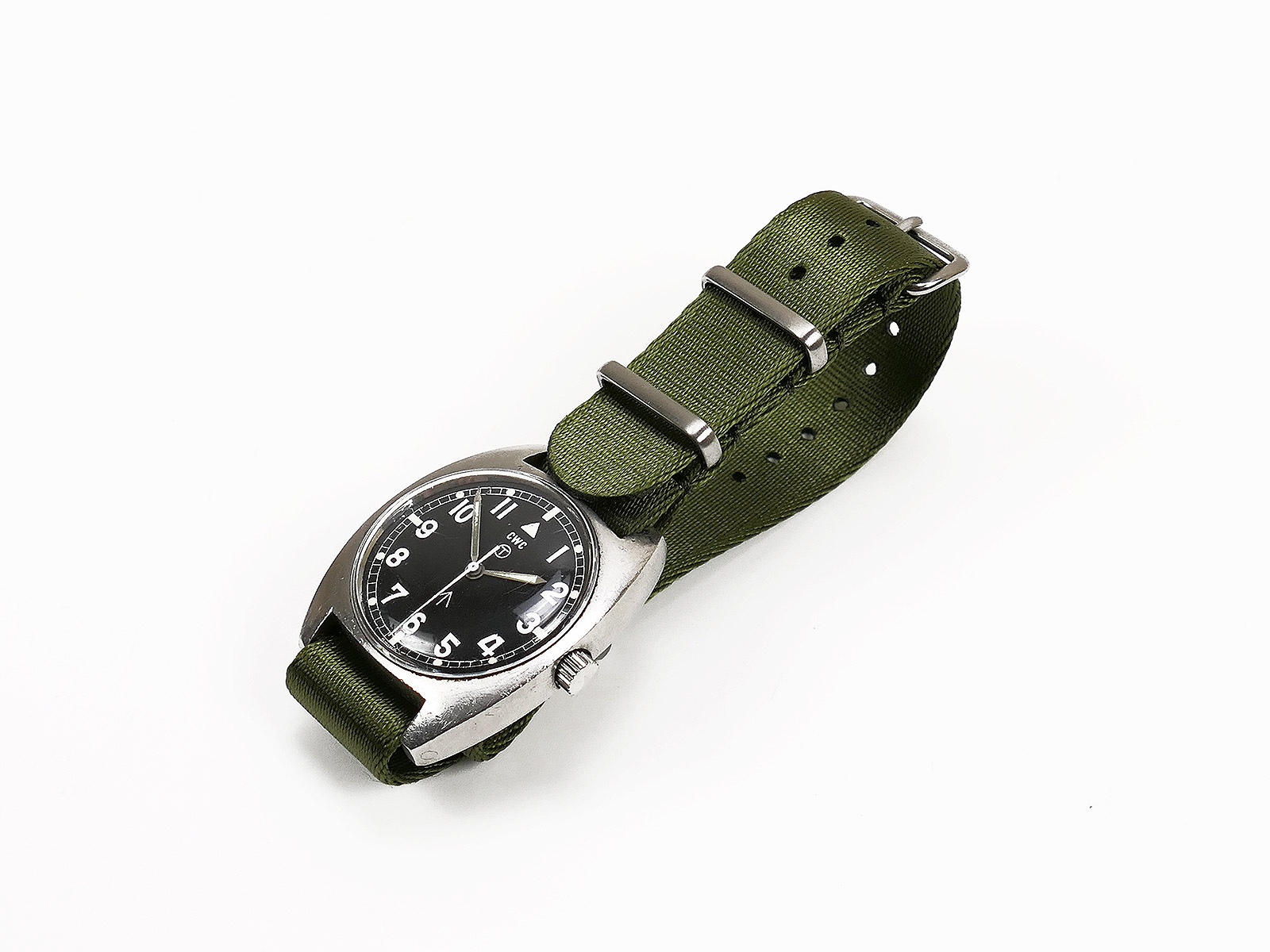 #4# Vintage Wrist Watch GB British Army Issue CWC W10 Militär Uhr 1976 Armbanduhr Uhr military watch