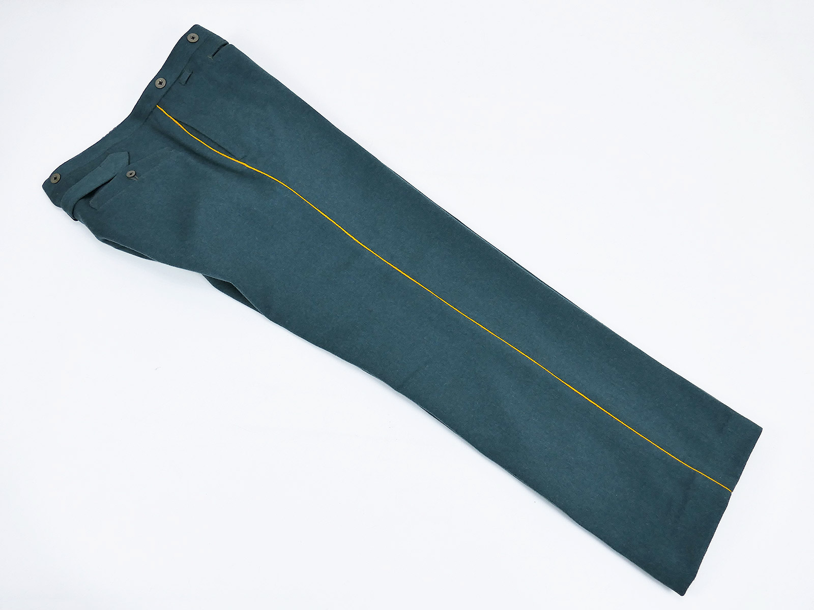 Wehrmacht Uniformhose Biese goldgelb Aufklärer Original Stoff