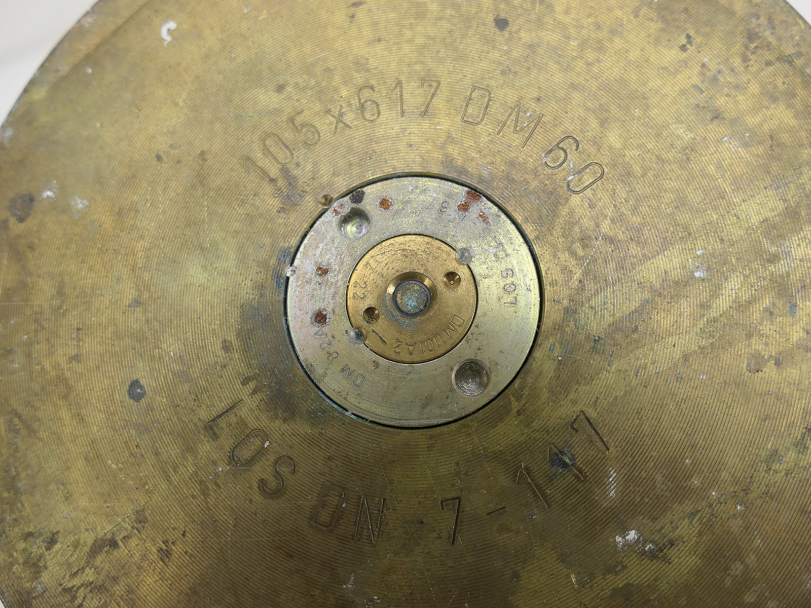 Original Munitionshülse 105mm Messing Hülse Kartusche Panzer Deko Schirmständer COLLECTION