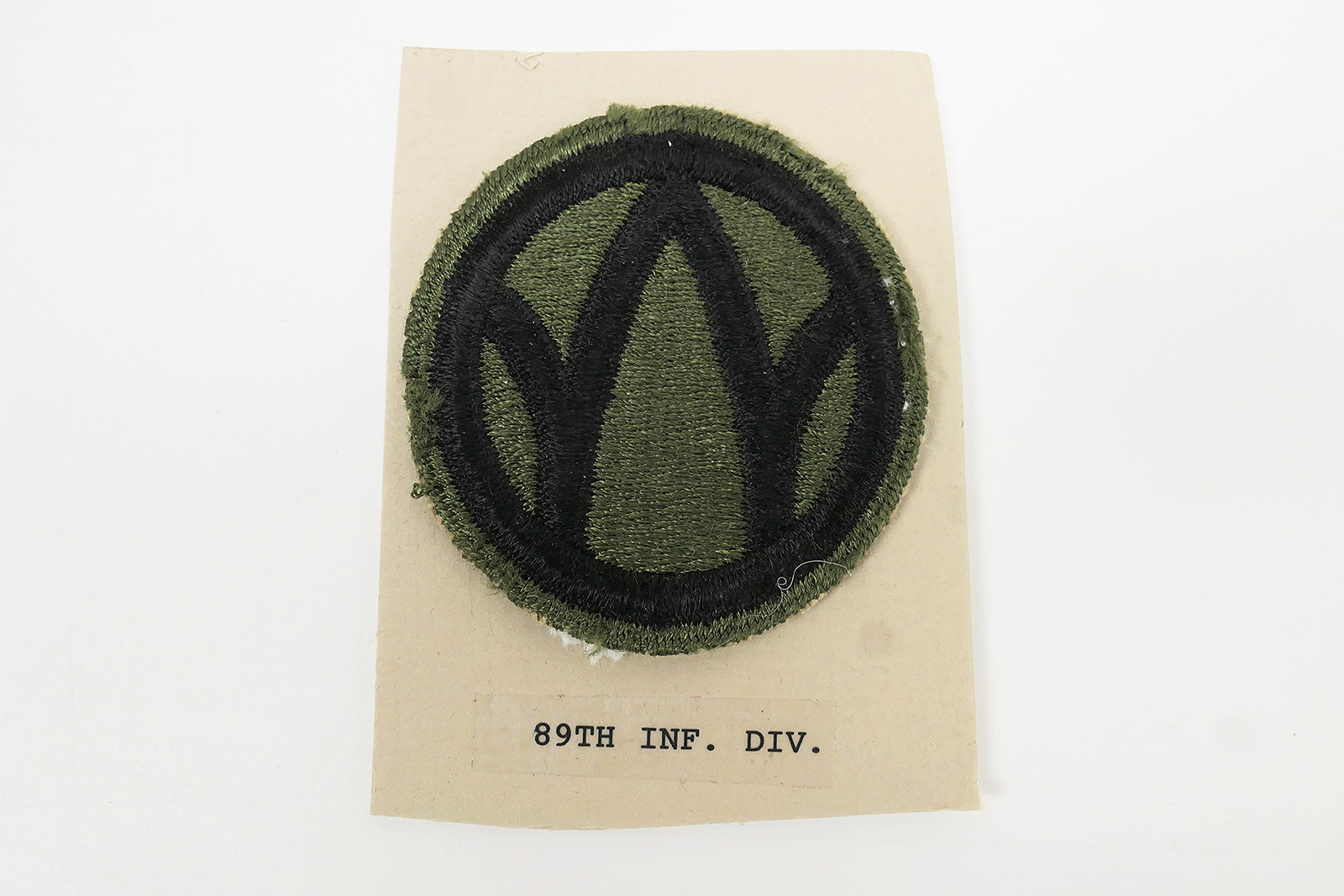 Original US ARMY WW2 Infanterie Divisionsabzeichen Patch  - 89th Infantry