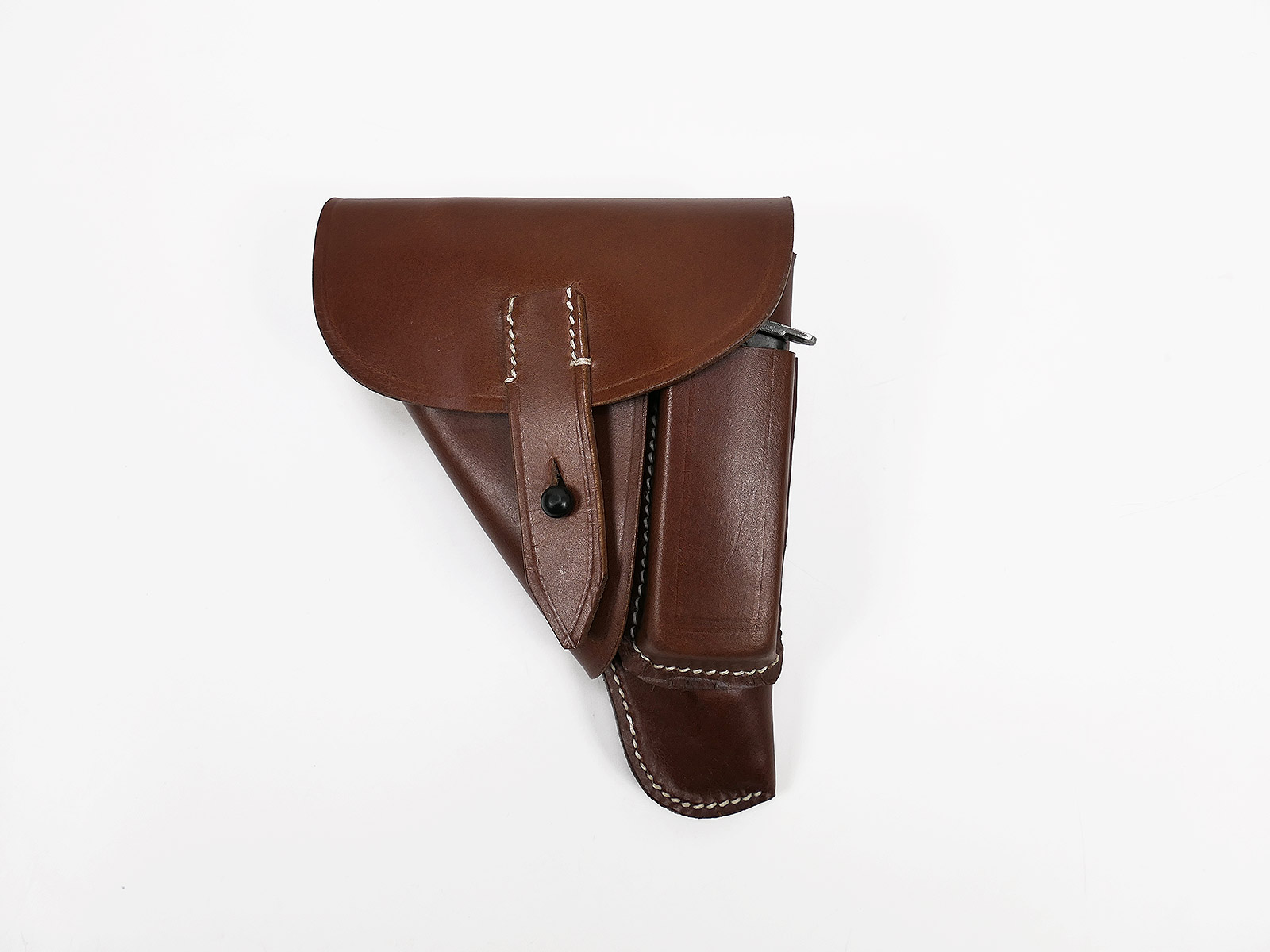 WW2 Wehrmacht Luftwaffe Holster braun Pistolentasche für Kurz Pistolen 7.65 Typ PPK 