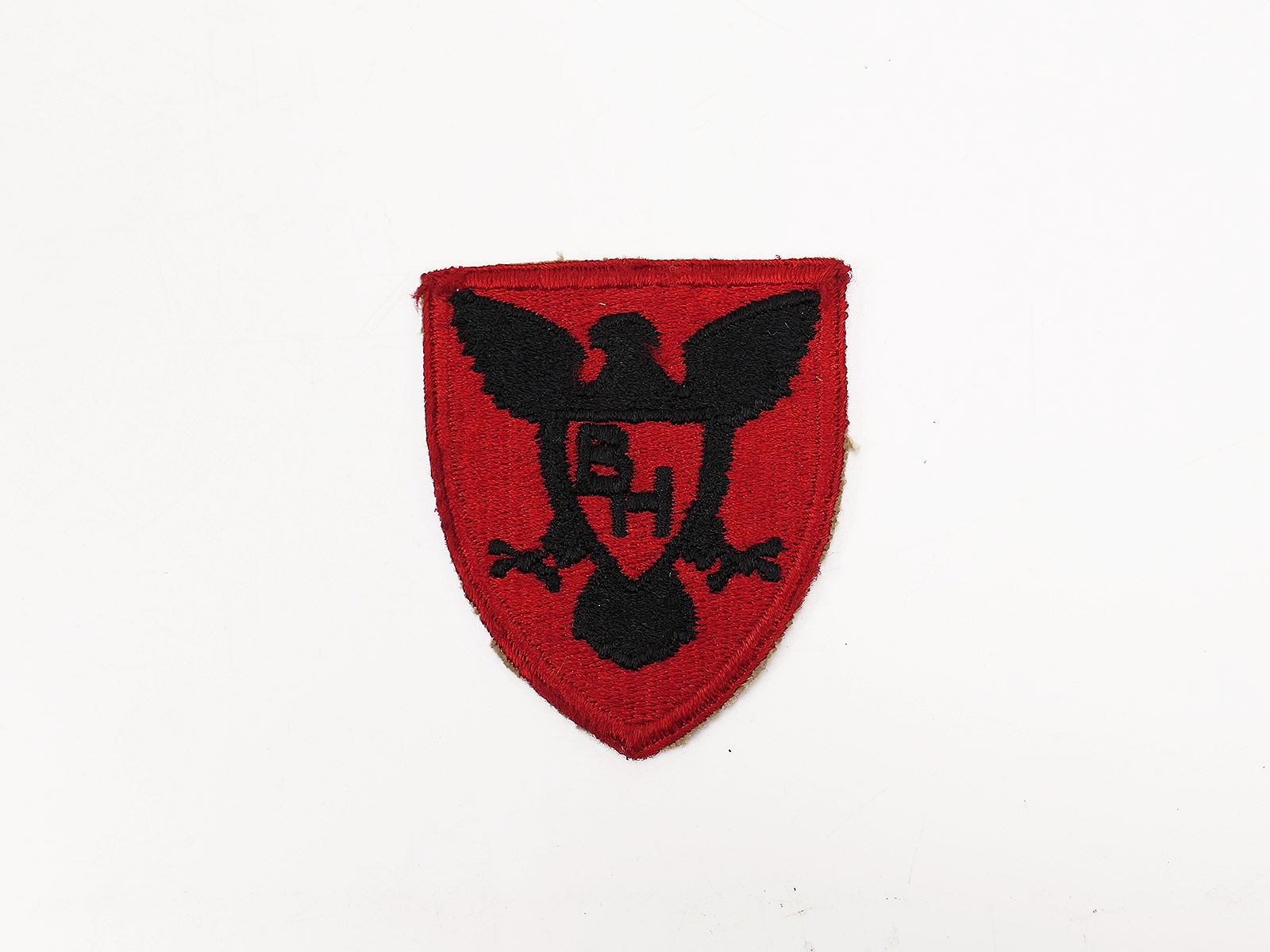 US ARMY Original WW2 Abzeichen Badge Uniform Patch 86th Infantry Division Black Hawk COLLECTION