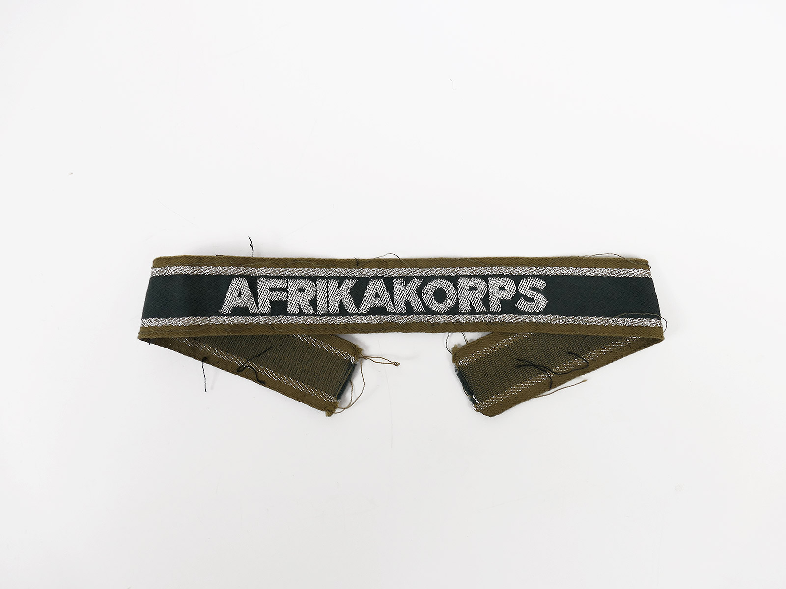 Ärmelstreifen Afrika Korps DAK Ärmelband Tropenbluse getragen