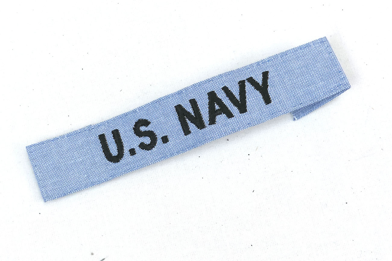 U.S. Navy Patch Combat Badge  - US Stoffabzeichen Schriftzug Aufnäher