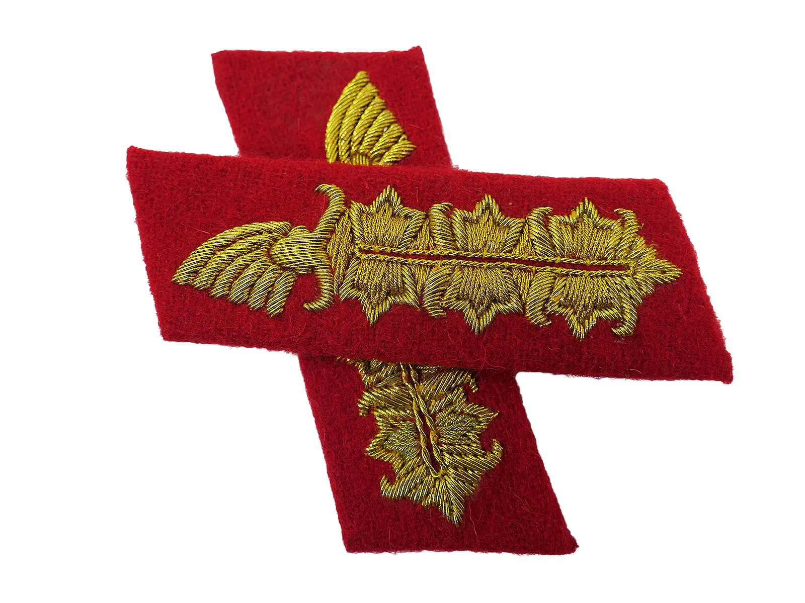 1x Paar Kragenspiegel Generalfeldmarschall GFM Wehrmacht Effekten