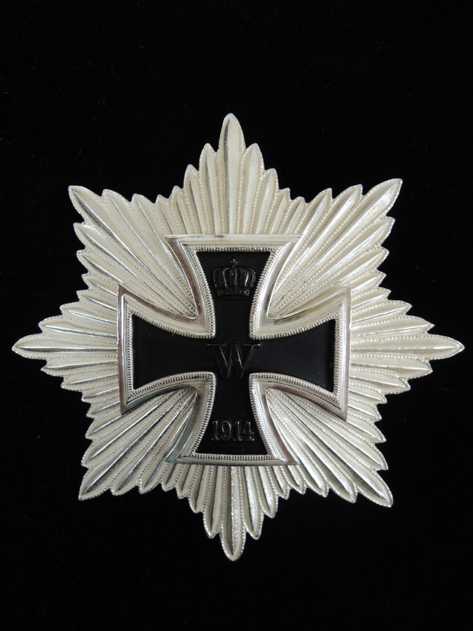Preussen Bruststern Großkreuz d. Eisernes Kreuz 1914 Hindenburgstern Uniform