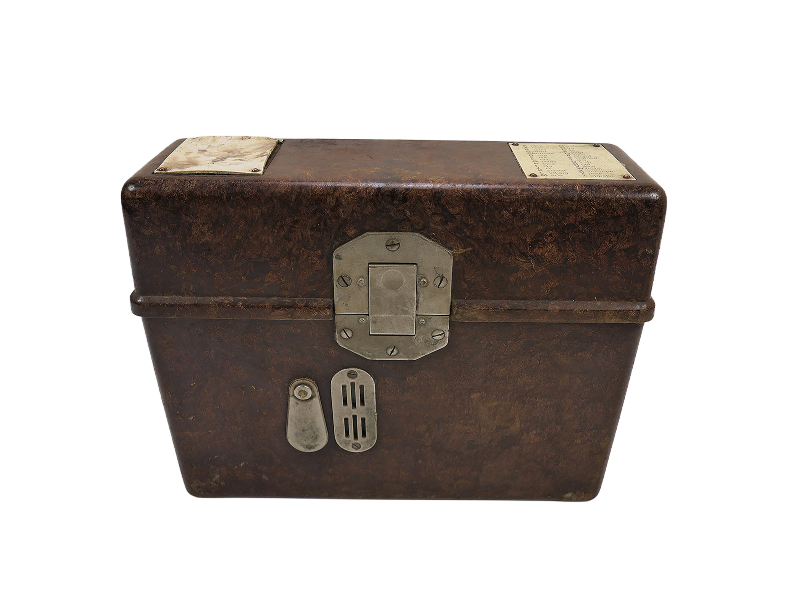 #3 Wehrmacht Feldtelefon Feldfernsprecher 33 SIEMENS 1939 mit Hörer u. Kurbel