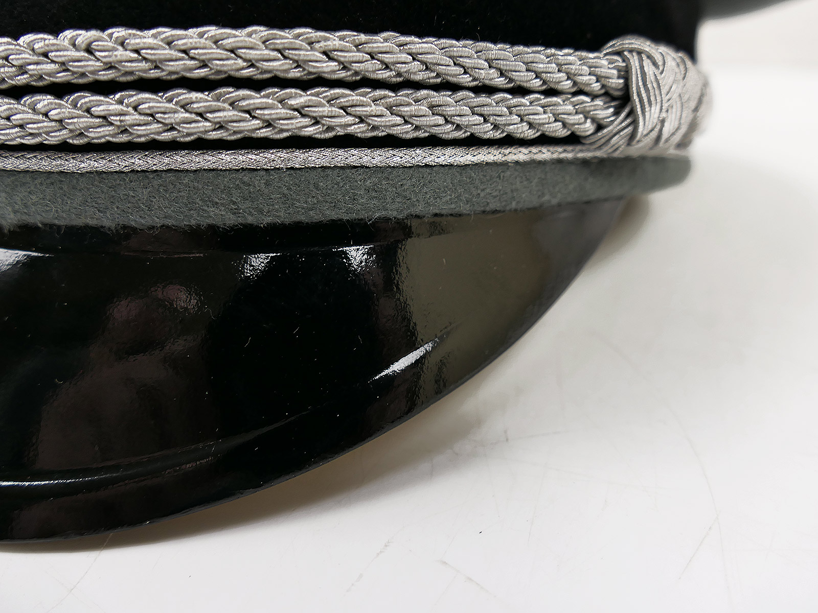 Waffen SS Schirmmütze General Gr.58 Top Museumsanfertigung mit Metall Effekten