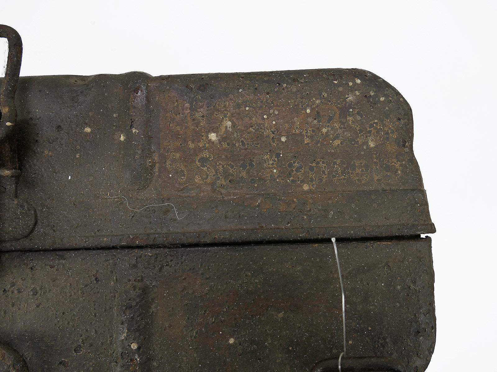 Schlachtfeldfund Transportkoffer Stielhandgranaten M24 Handgranatenkoffer Kiste BATTLE WORN