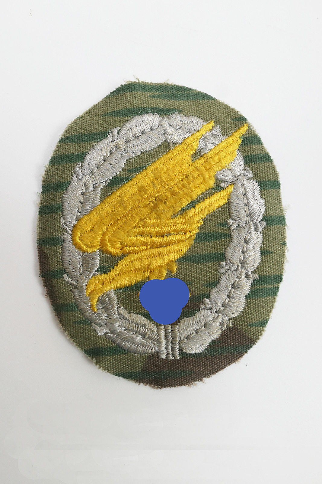 Fallschirmschützenabzeichen gestickt für Splittertarn Knochensack Fallschirmjäger
