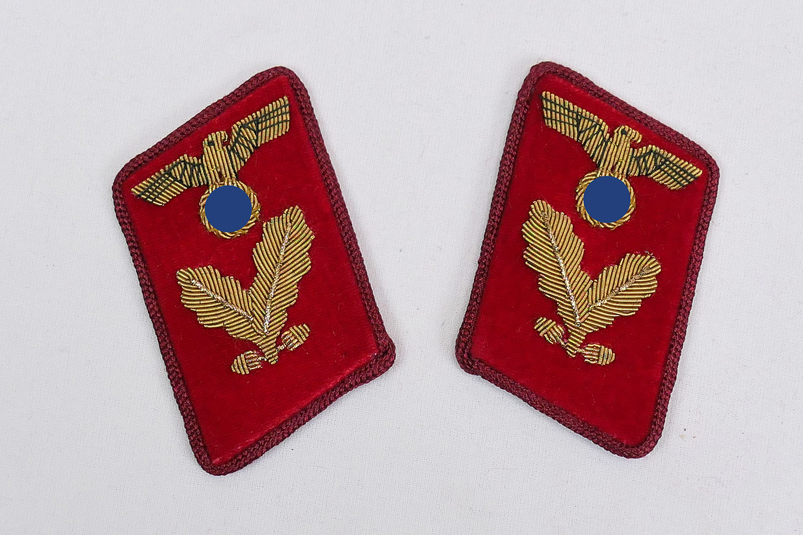 P1260875bVtZuntUla47o Kragenspiegel politischer Leiter der NSDAP in der Gauleitung - Dienstgrad Bereichsleiter