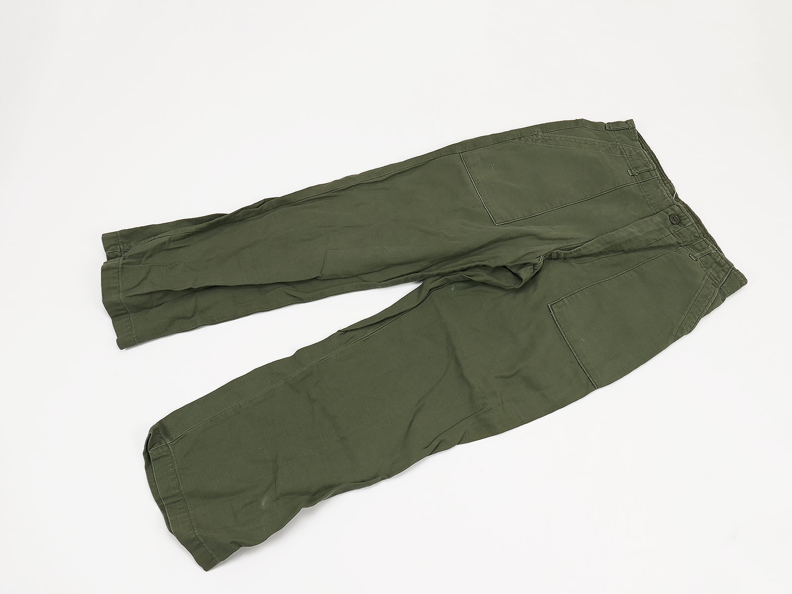 US ARMY Vietnam 1970 Vintage Trousers Man's Cotton Sateen OG 107 Feldhose Gr. 32x29
