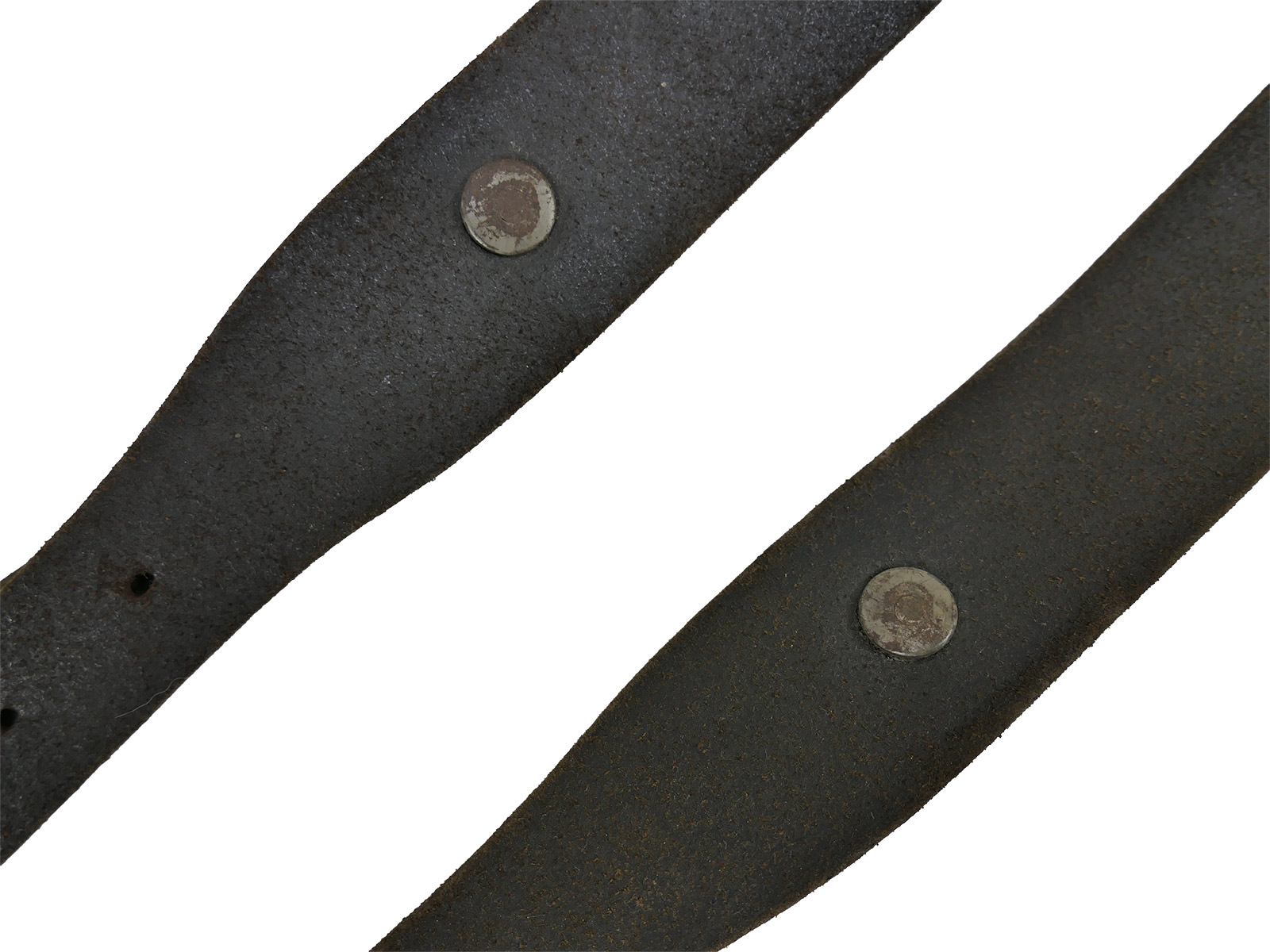 Einzelstück - Wehrmacht Original Y-Riemen Leder Koppeltragegestell Franz Brehme 1942 Top!  COLLECTION