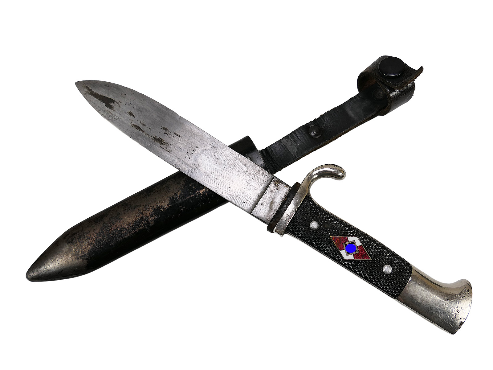 Original HJ Fahrtenmesser Doppelhersteller RZM M7/84 + Carl Schmidt Solingen 1938 COLLECTION