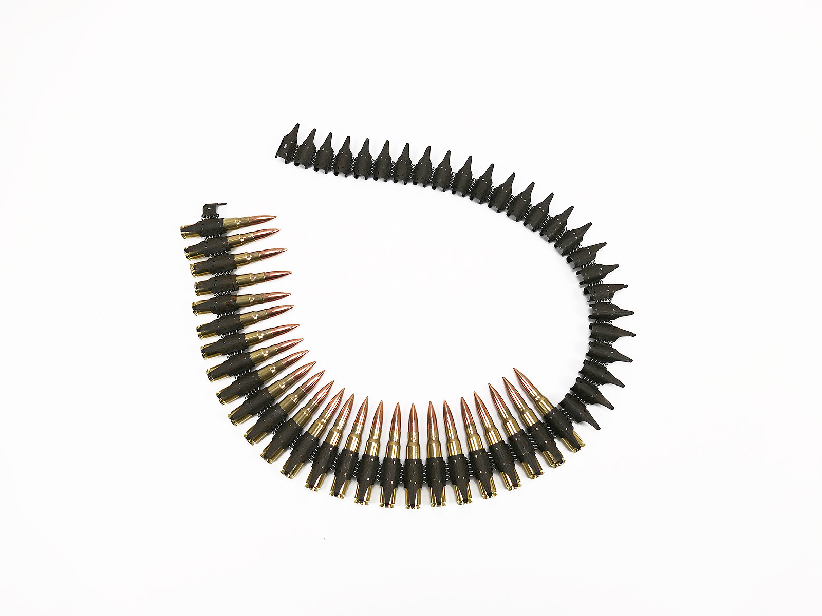 MG42 MG34 Patronengurt / Munitionsgurt 8x57 25x Deko Patronen auf MG Gurt