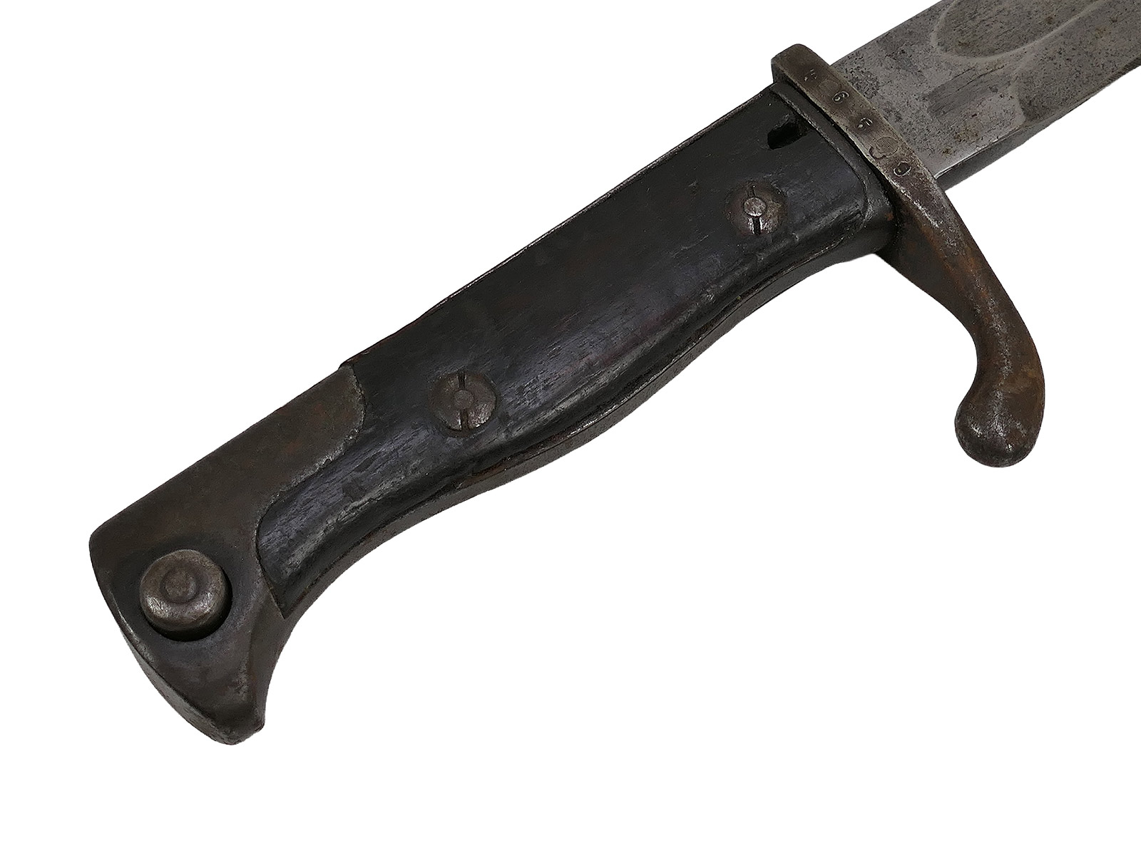 WK1 Bajonett M98/05 Seitengewehr Waffenfabrik Mauser A.G. Oberndorf 1916 mit Abnahme + Koppelschuh