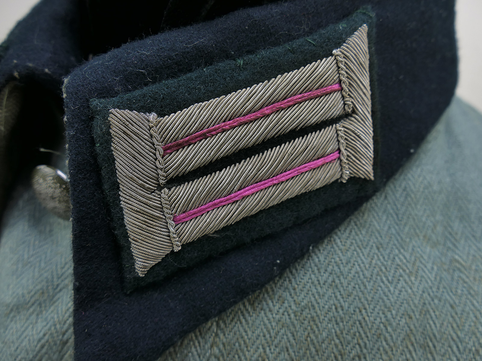 Wehrmacht M41 Offiziers Sommer Feldbluse Uniform Oberleutnant Panzerzug COLLECTION BATTLE WORN