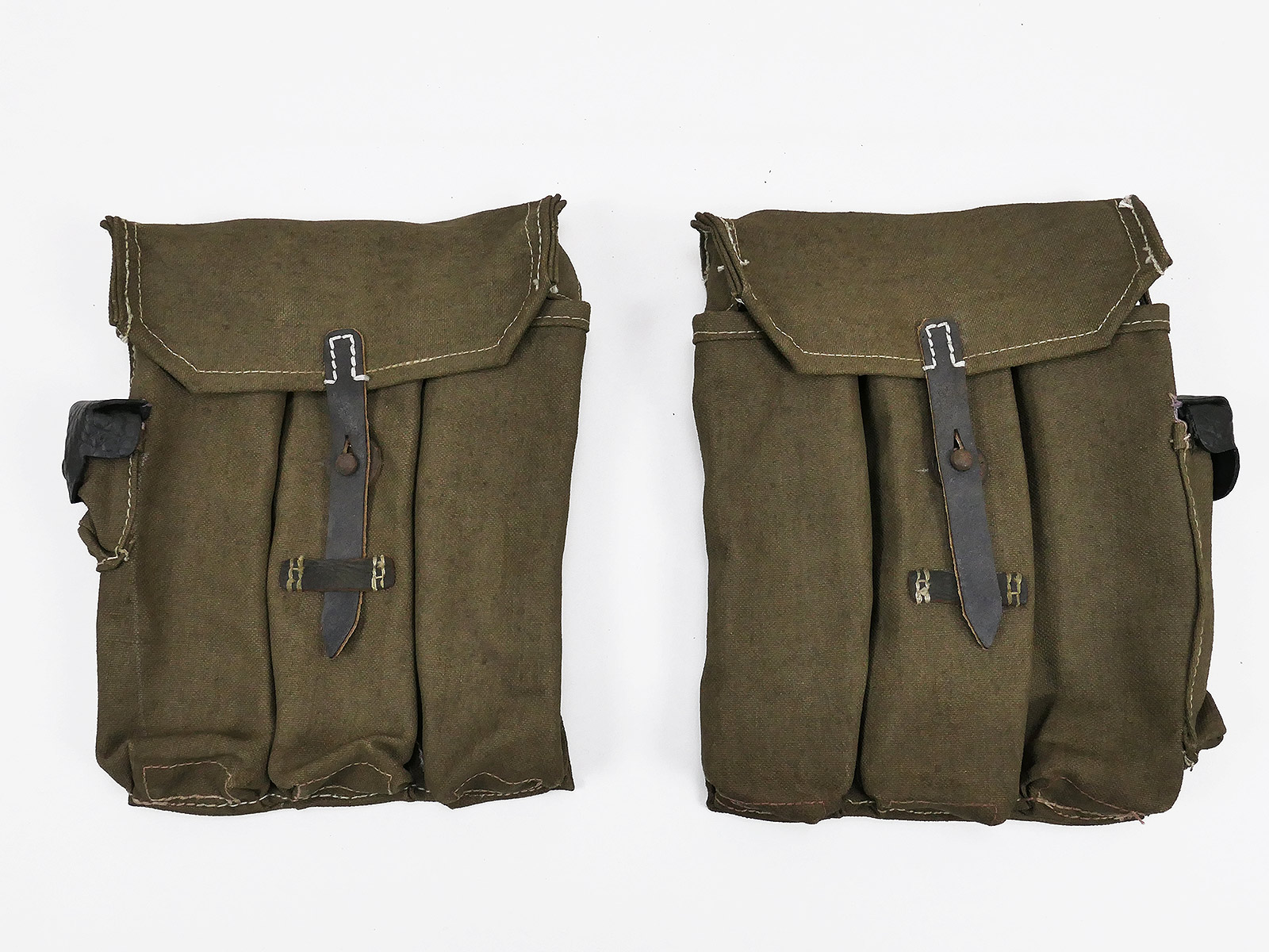 #M3 Wehrmacht Volkssturm 2x Magazintasche Sturmgewehr 44 STGW44 MP44 MKB Dunkel