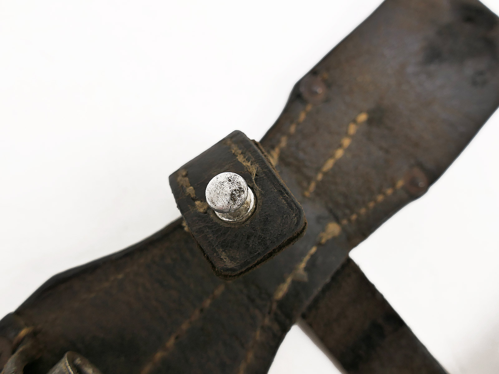 Wehrmacht Bajonett M84/98 K98 / Seitengewehr S/155 mit Koppelschuh BATTLE WORN