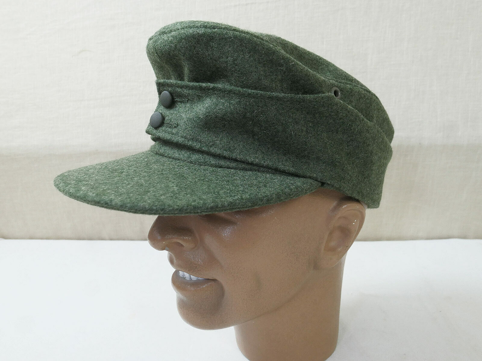 Wehrmacht Lubstein Feldmütze M43 Mannschaften + Uffz Baschlikmütze Erel feldgrau