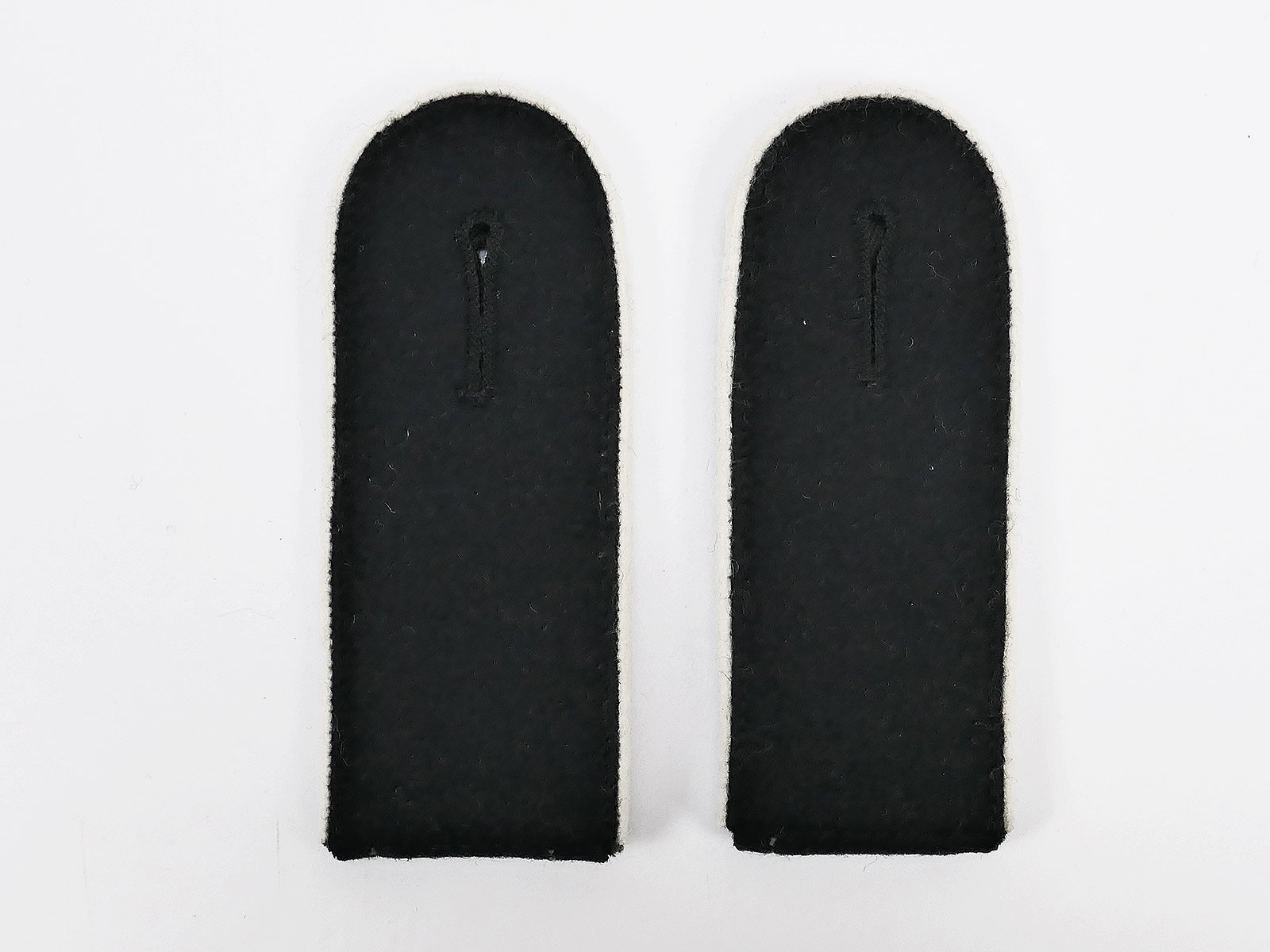 P1623664 1x Paar Waffen SS Schulterklappen Infanterie (Weiß) Schulterstücke Mannschaften - Janke -