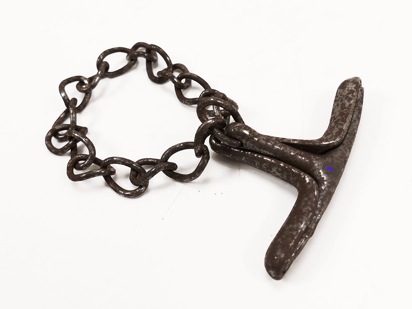 #10 SS Hand Knebel Knebelkette Abführ-, Vorführ- oder Knebelkette ANTIK