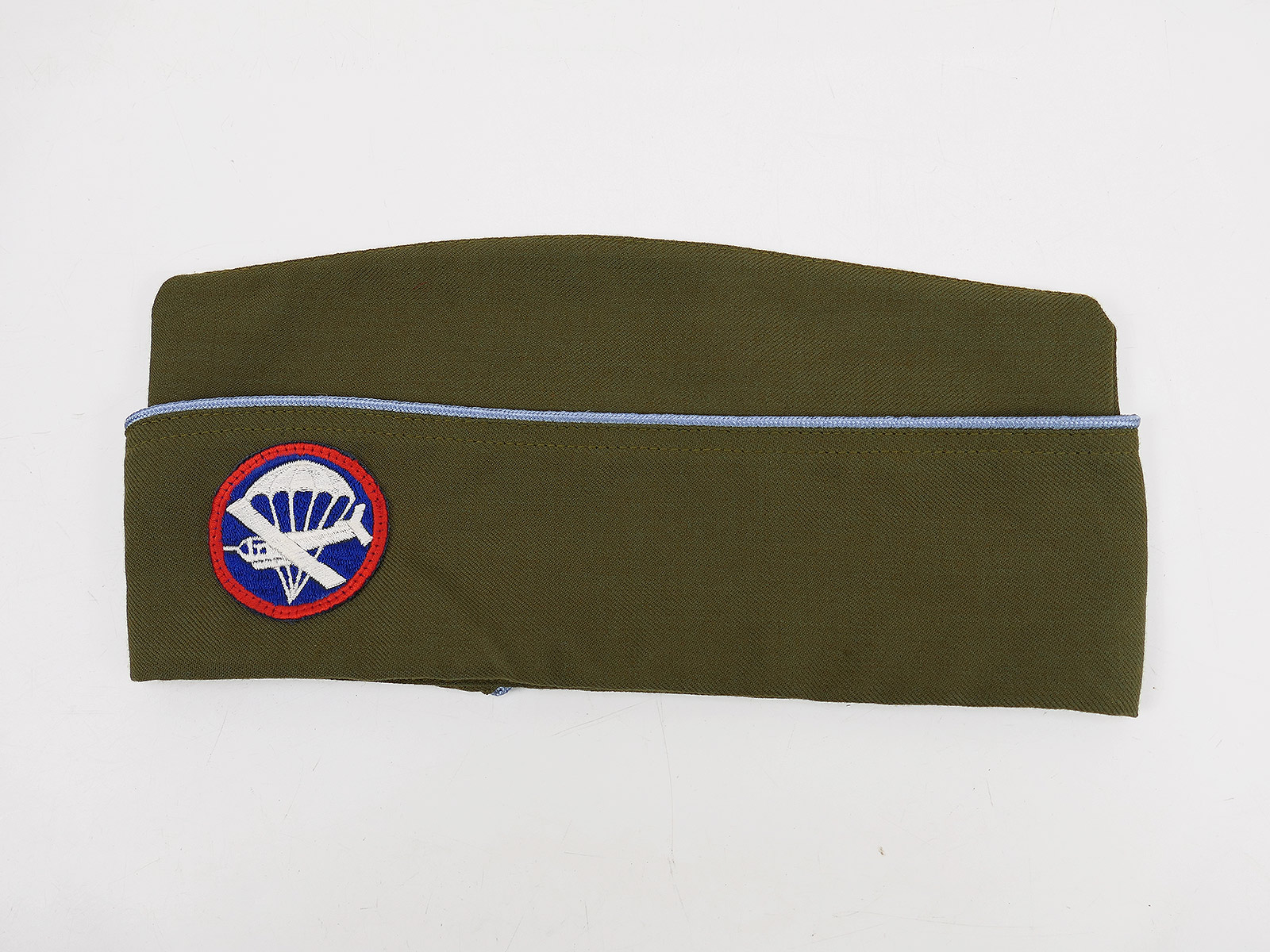 US WW2 Garrison Cap Para Glider Schiffchen Gr.57 COLLECTION BATTLE WORN