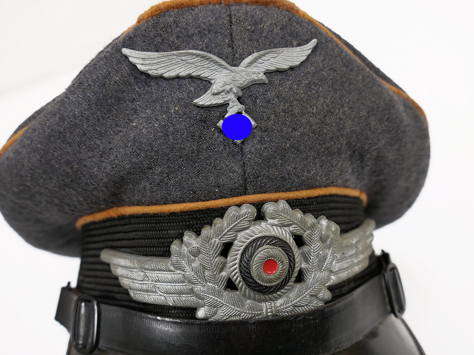 Original LUFTWAFFEN Schirmmütze Flieger Fallschirmjäger komplett effektiert COLLECTION