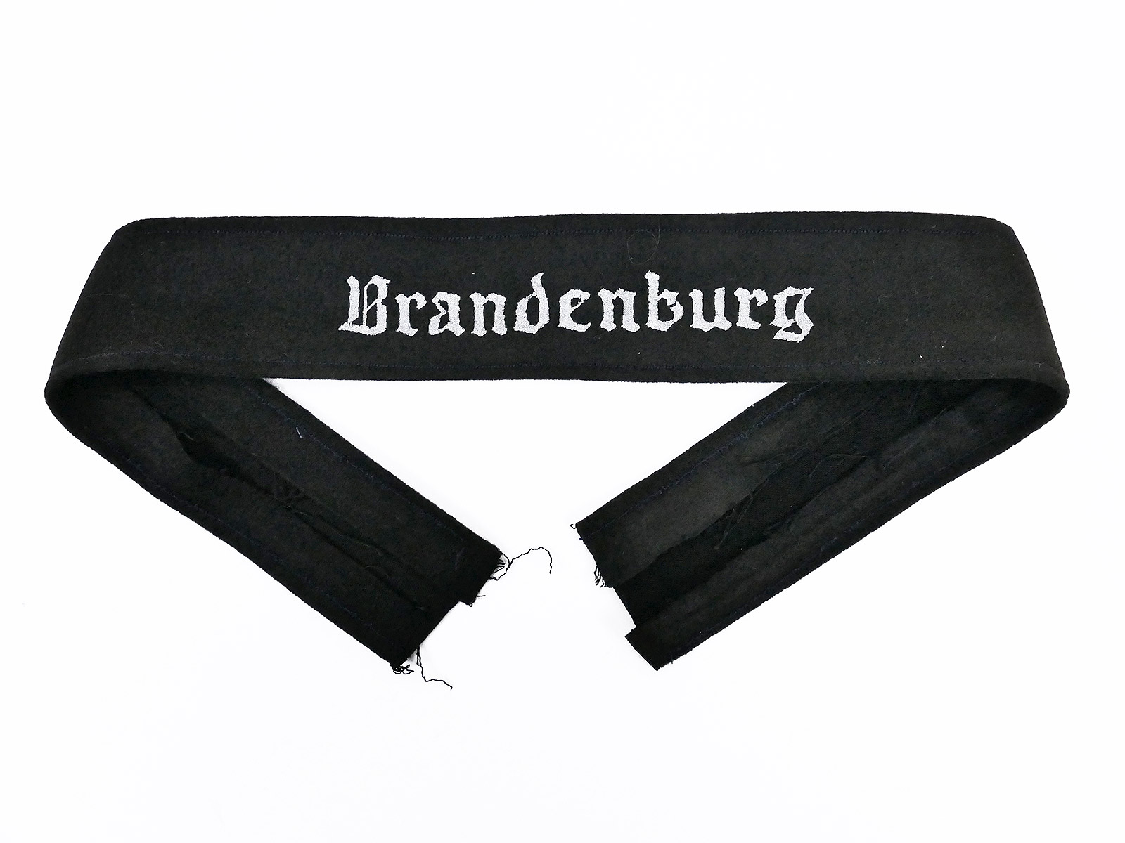 P1056866 Wehrmacht Heer Ärmelband Brandenburg Druck auf Samtfilz