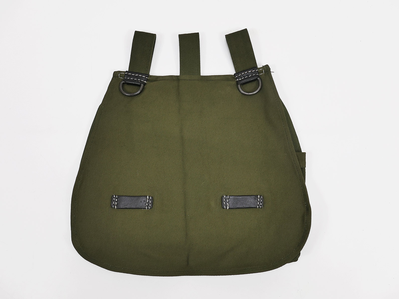 Wehrmacht M44 Brotbeutel OLIV späteres Modell mit Tasche für Waffenreinigungsgerät