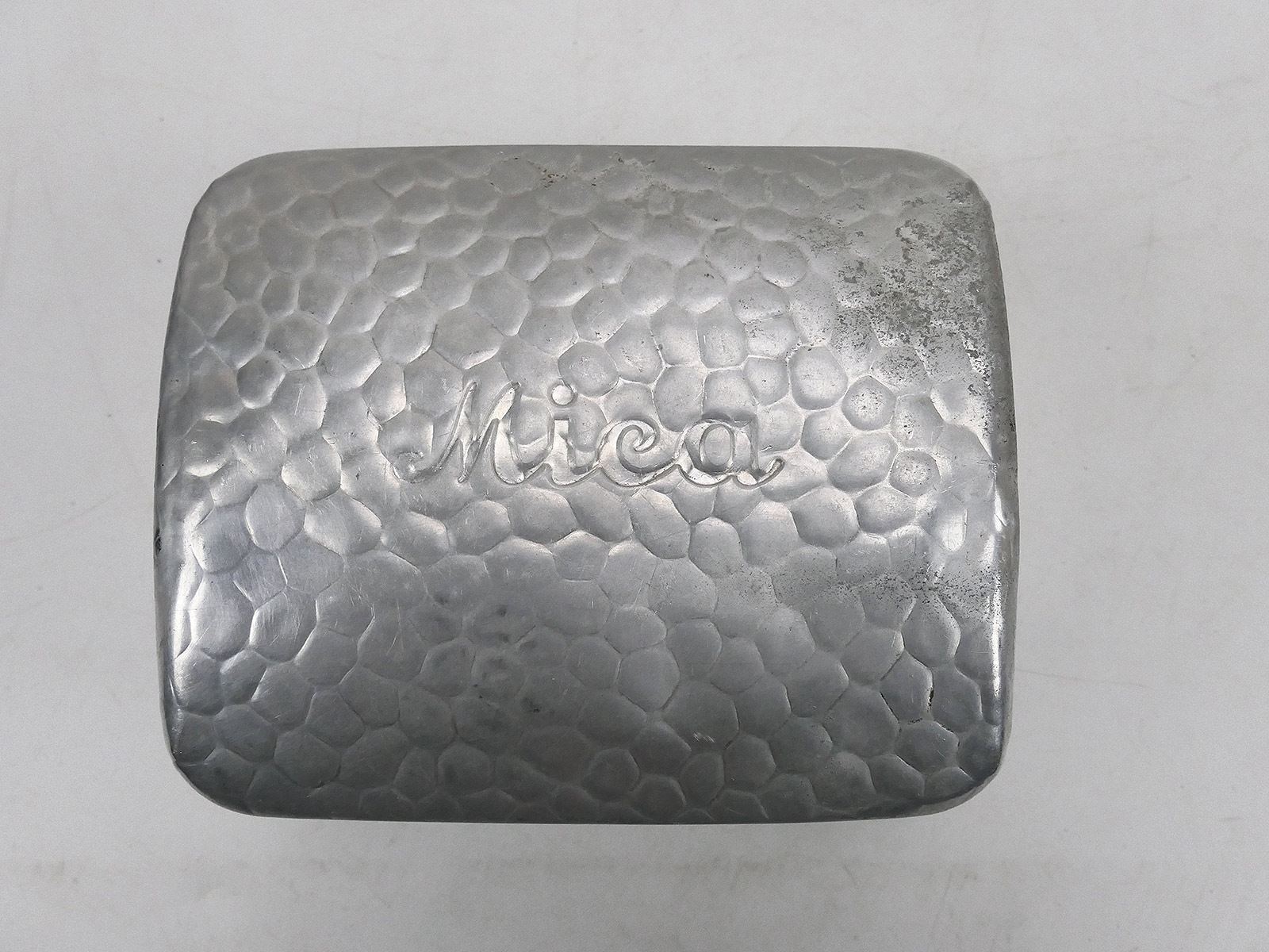 P1112529 Wehrmacht Original MICA Soldaten Wirtschaftskasten Aluminium