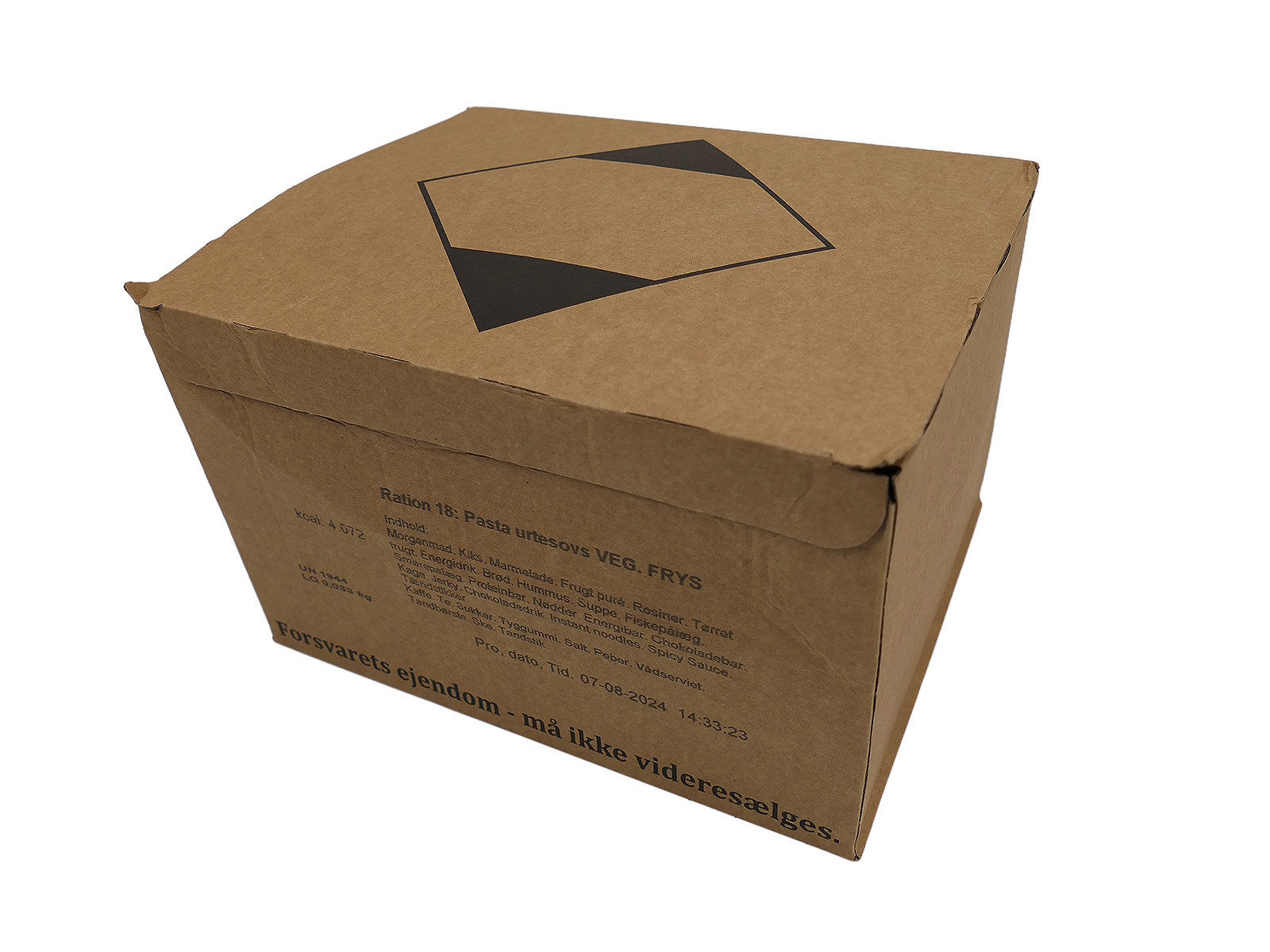 1x DK Danish ARMY EPA MRE 1x Combat Ration VERPFLEGUNG KARTON Menue "18" PASTA 24h 4000 kcal.