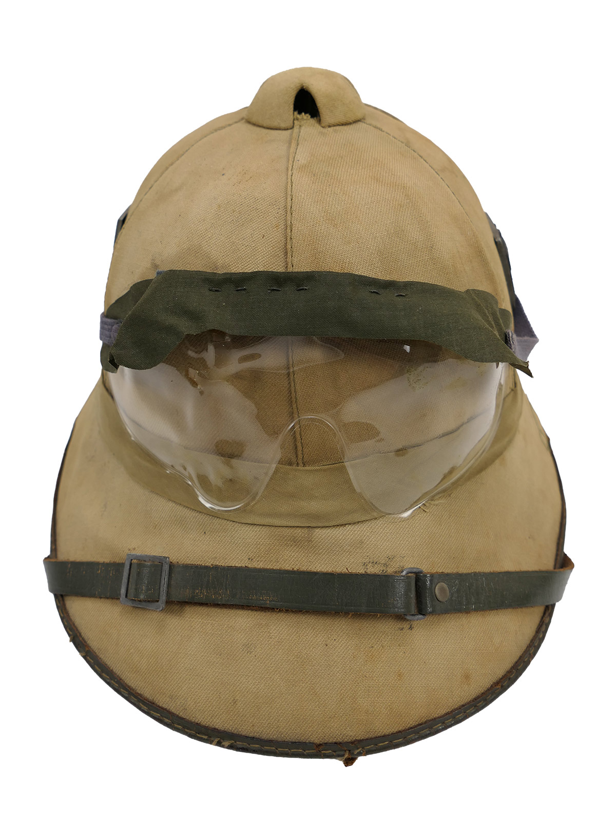 Original Tropenhelm Afrikakorps Carl Halfar Wehrmacht DAK mit Staubschutzbrille COLLECTION
